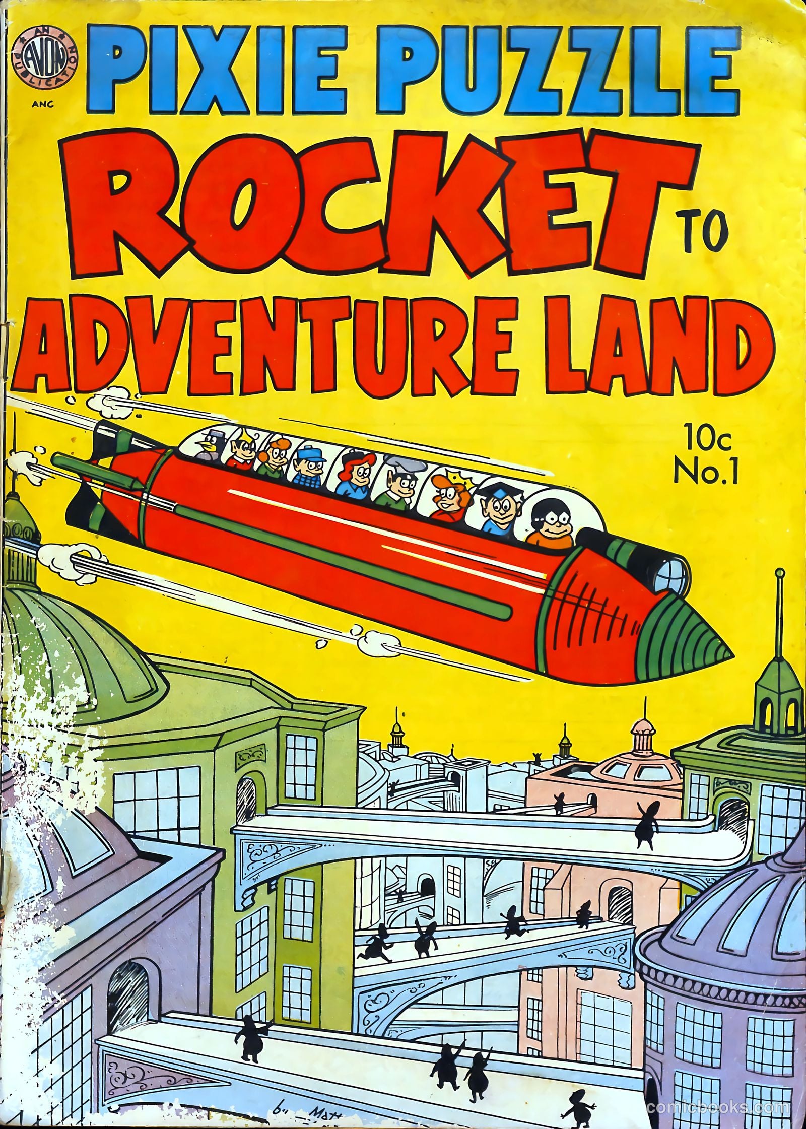 Pixie Puzzle Rocket to Adventureland #1 cover