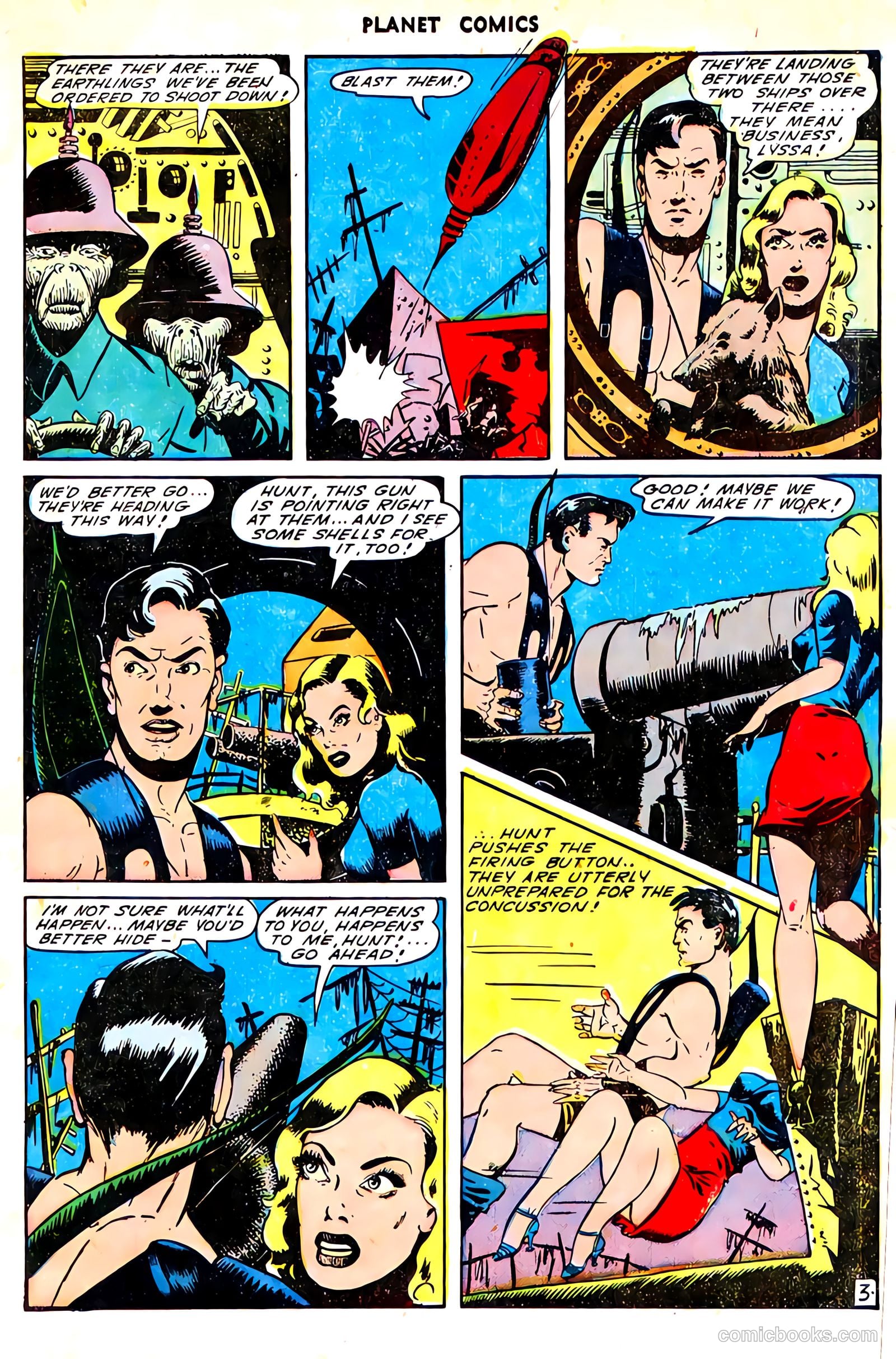 Planet Comics #11 (1941, Fiction House) — page 5 of 52