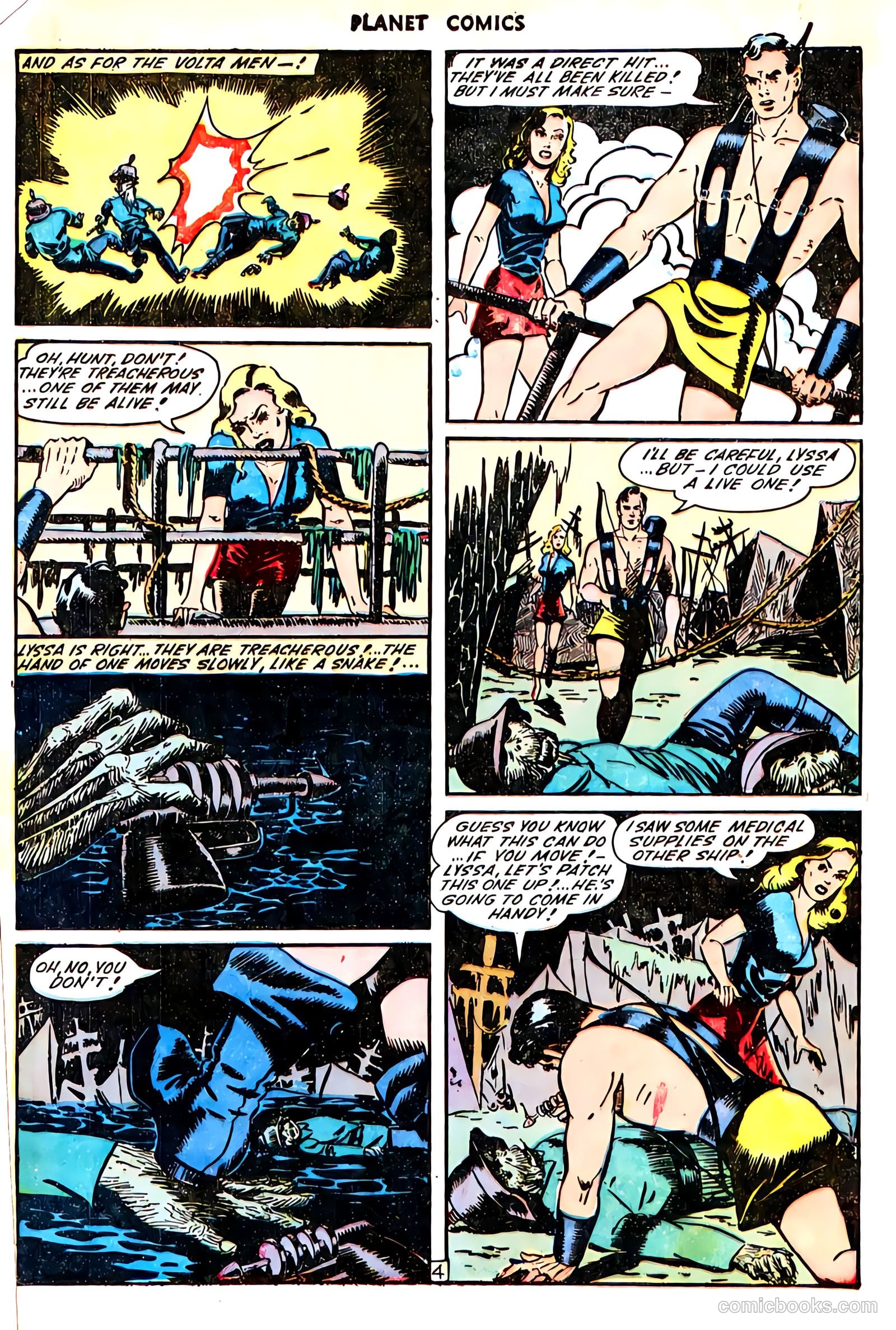 Planet Comics #11 (1941, Fiction House) — page 6 of 52