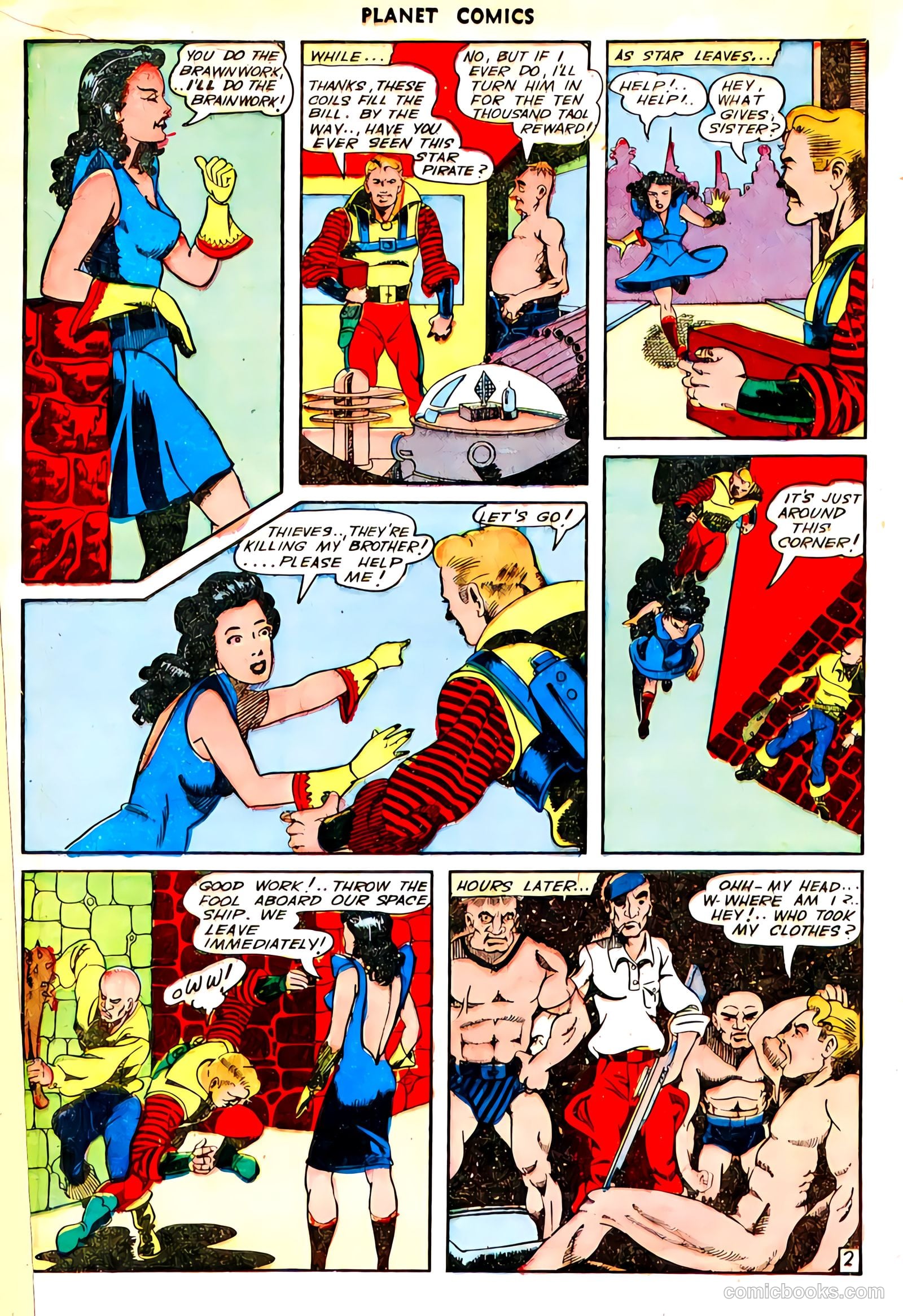 Planet Comics #11 (1941, Fiction House) — page 16 of 52