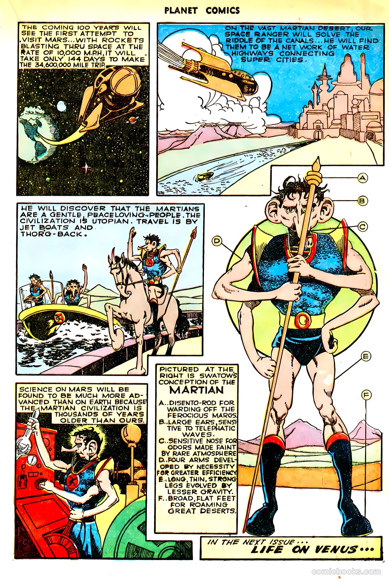 Planet Comics #11 (1941, Fiction House) — page 35 of 52