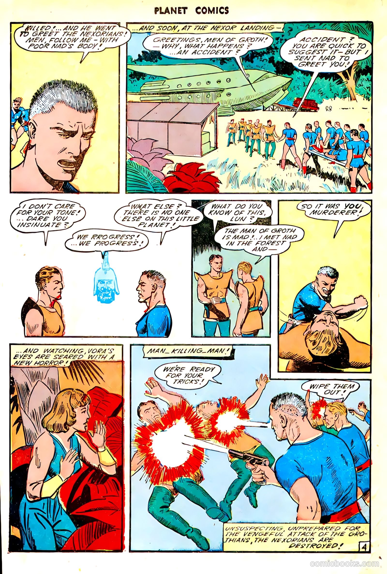 Planet Comics #11 (1941, Fiction House) — page 46 of 52