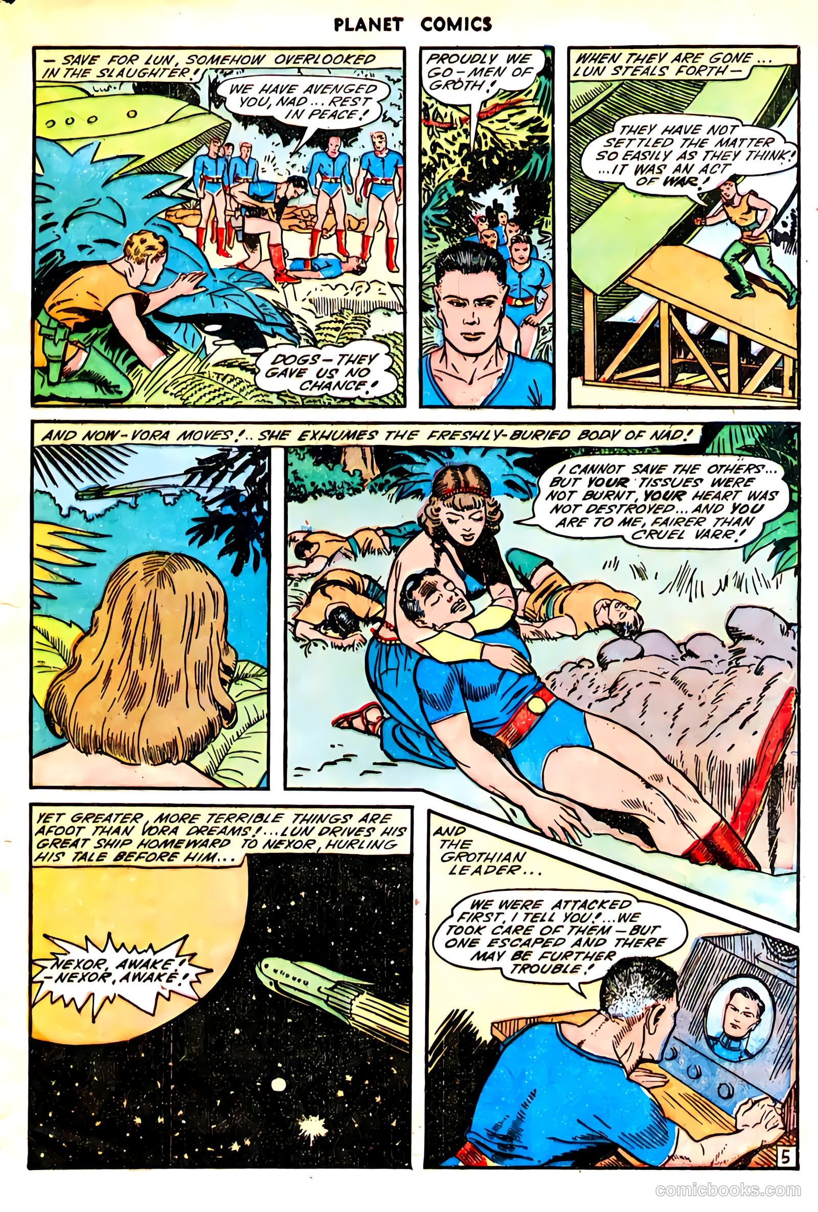 Planet Comics #11 (1941, Fiction House) — page 47 of 52