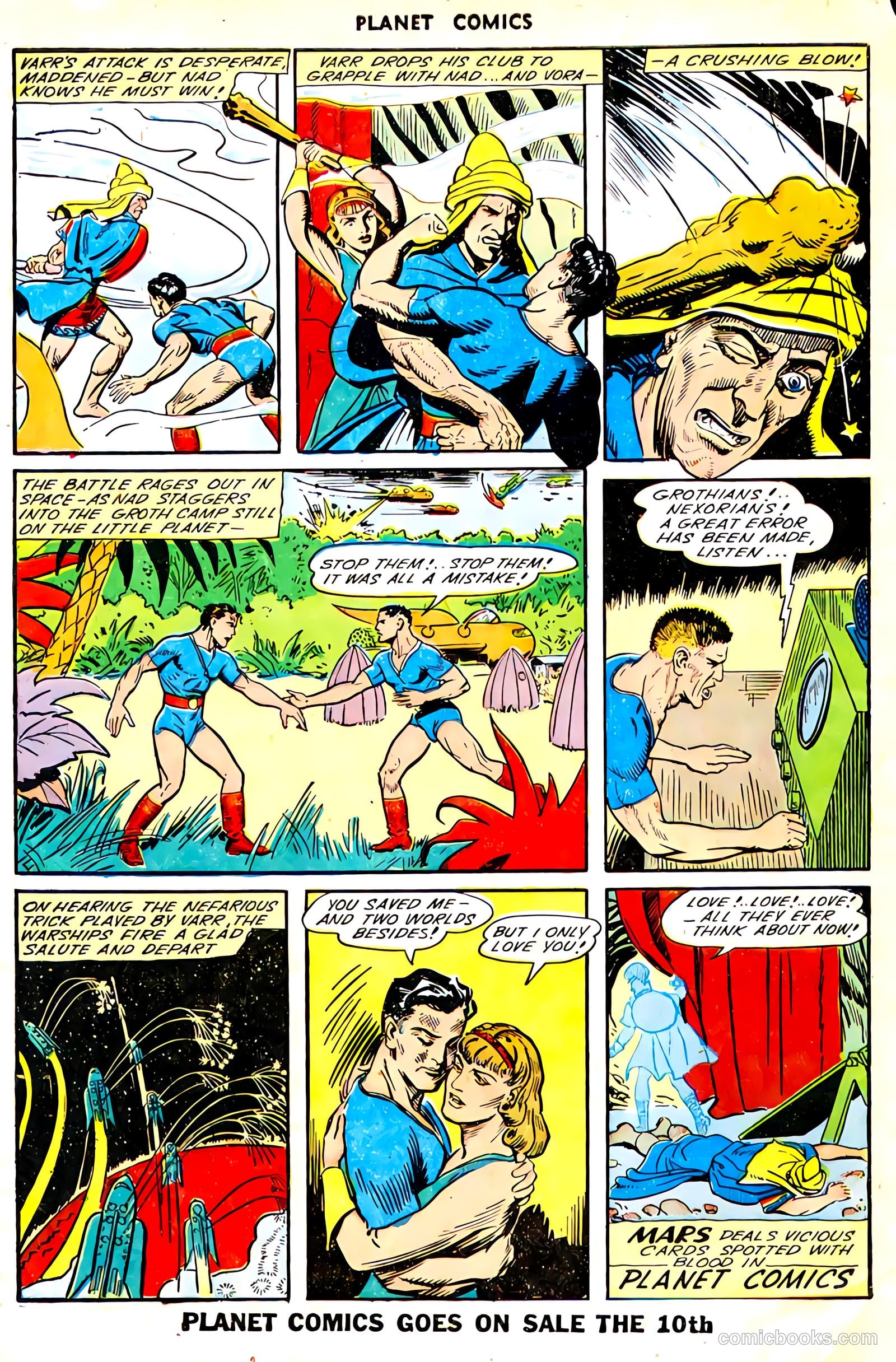 Planet Comics #11 (1941, Fiction House) — page 50 of 52