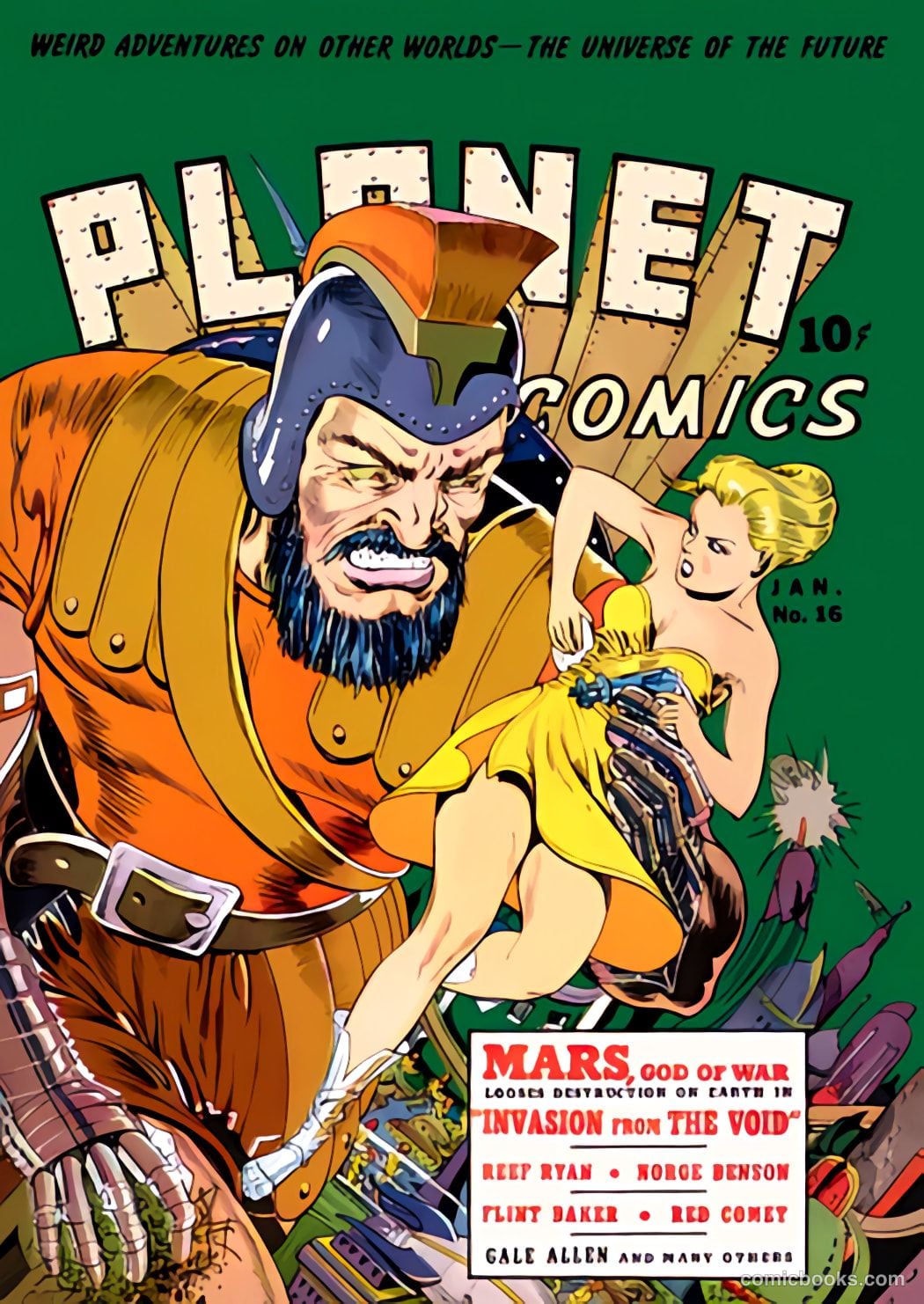 Planet Comics #16 (1942, Fiction House) — page 3 of 70