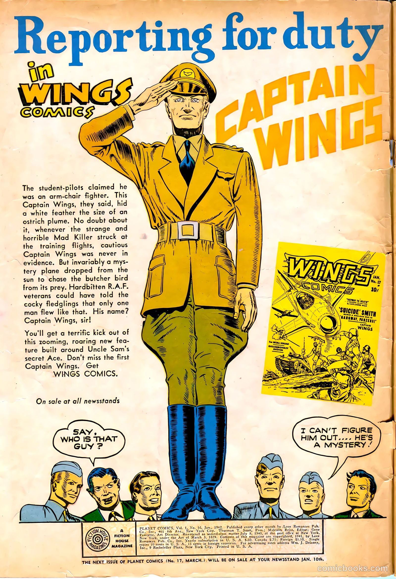 Planet Comics #16 (1942, Fiction House) — page 4 of 70