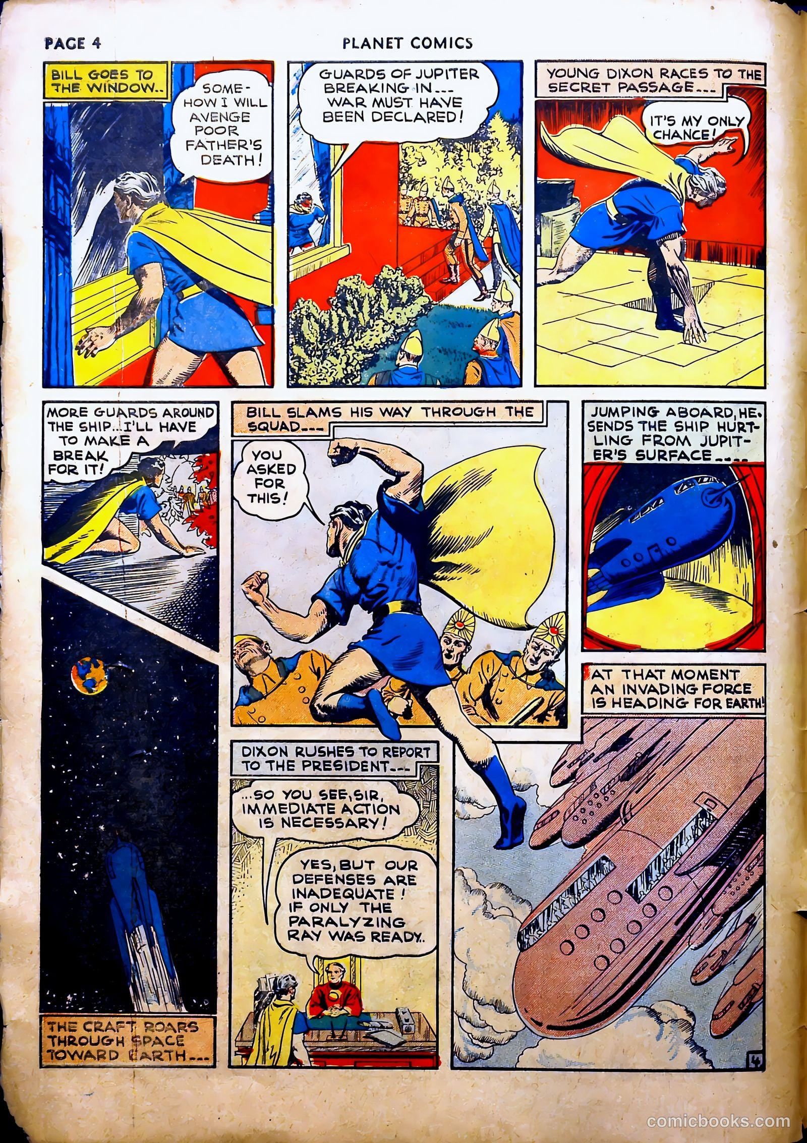 Planet Comics #16 (1942, Fiction House) — page 8 of 70