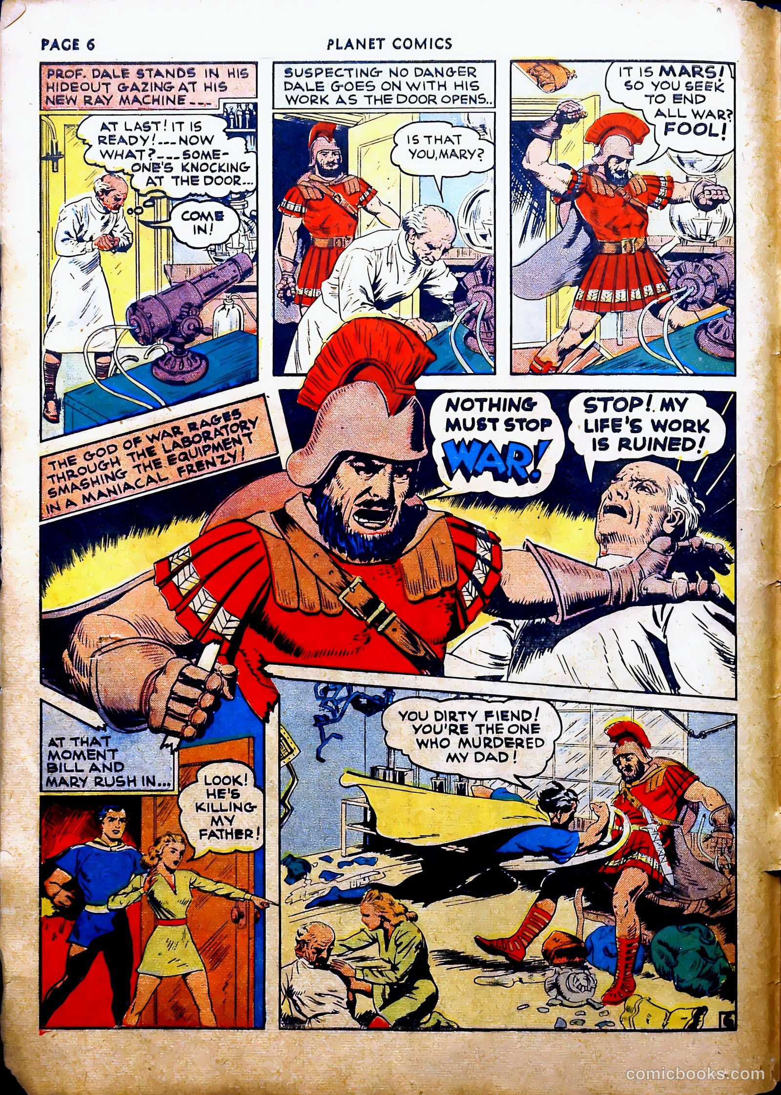 Planet Comics #16 (1942, Fiction House) — page 10 of 70