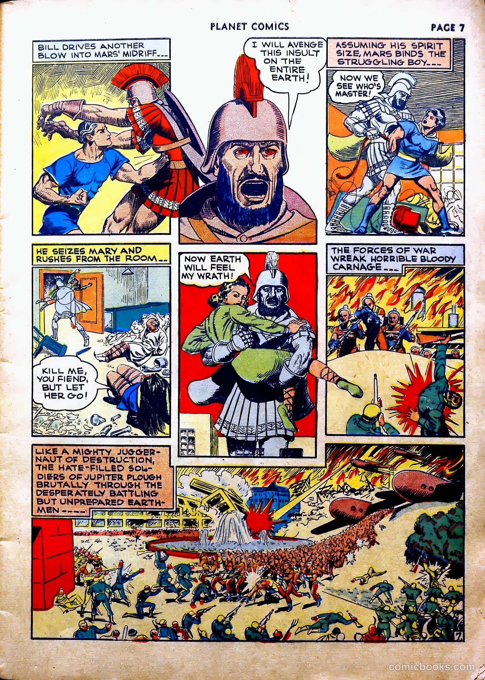 Planet Comics #16 (1942, Fiction House) — page 11 of 70
