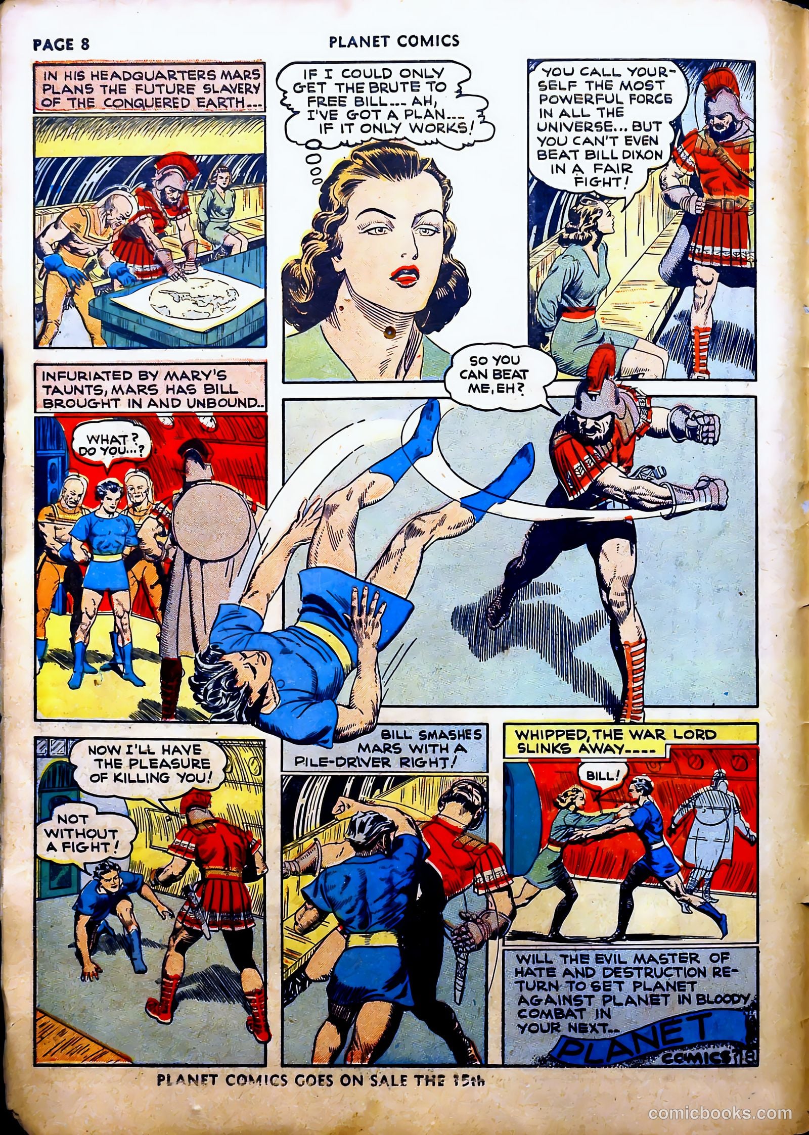 Planet Comics #16 (1942, Fiction House) — page 12 of 70