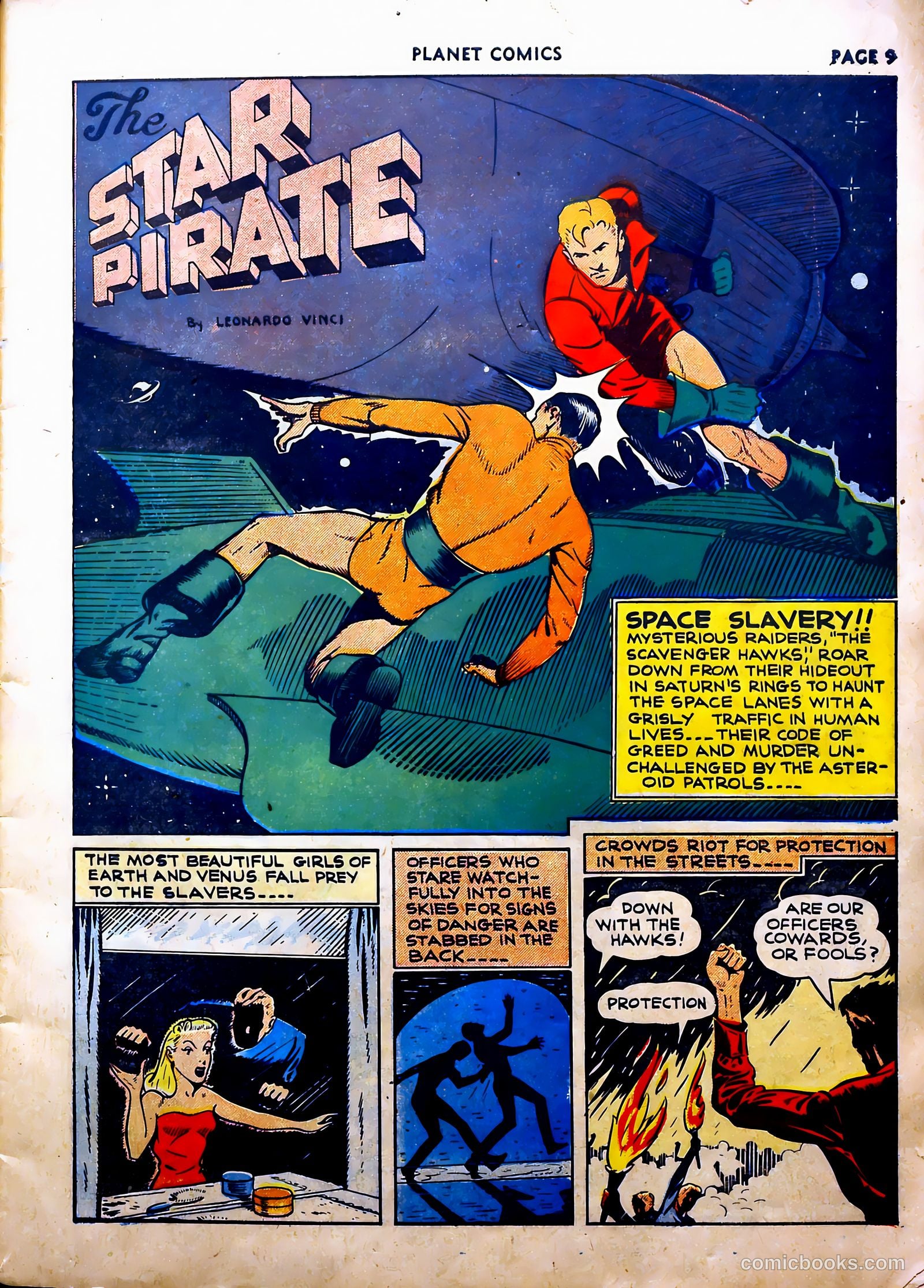 Planet Comics #16 (1942, Fiction House) — page 13 of 70