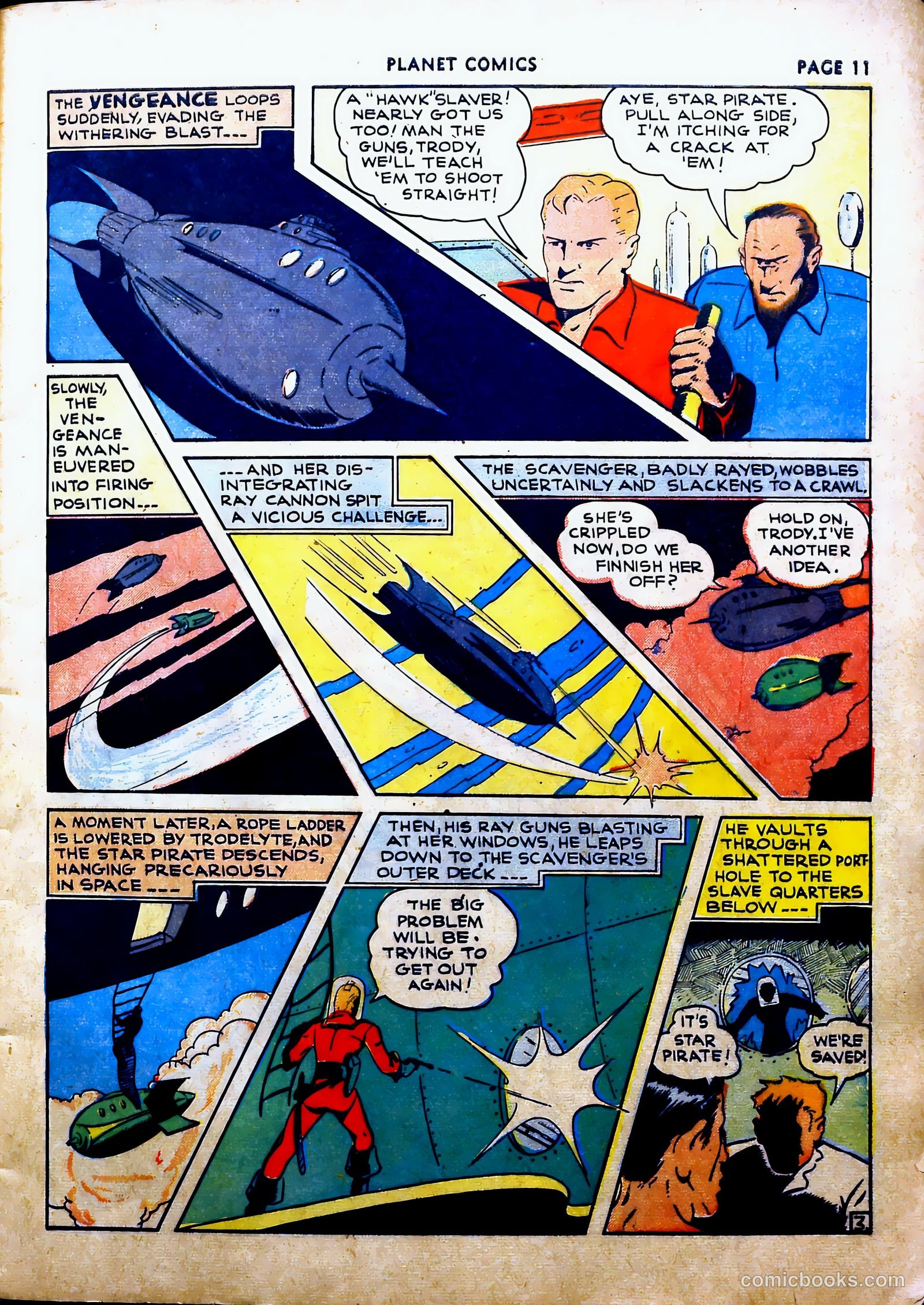 Planet Comics #16 (1942, Fiction House) — page 15 of 70