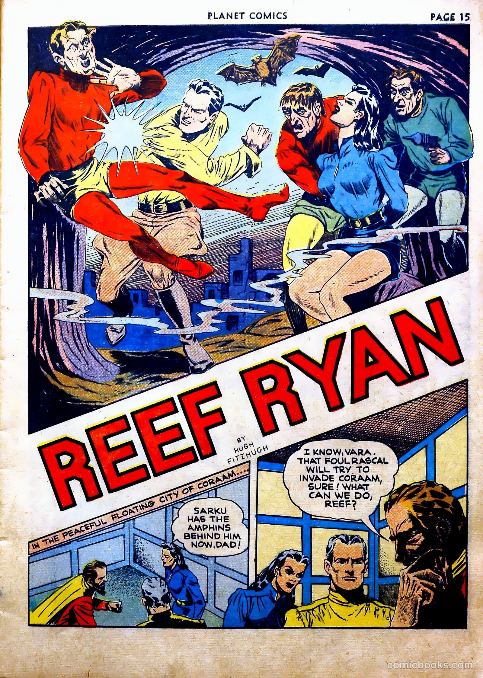 Planet Comics #16 (1942, Fiction House) — page 19 of 70