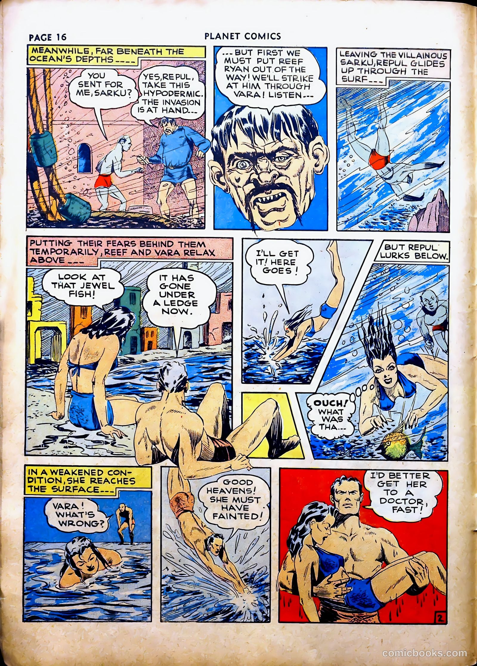 Planet Comics #16 (1942, Fiction House) — page 20 of 70