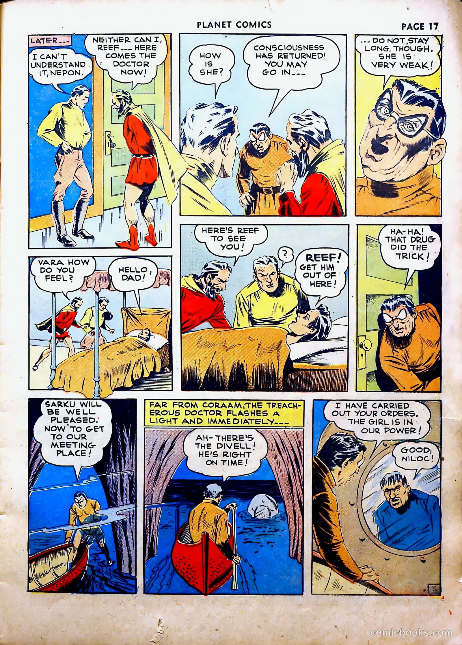 Planet Comics #16 (1942, Fiction House) — page 21 of 70