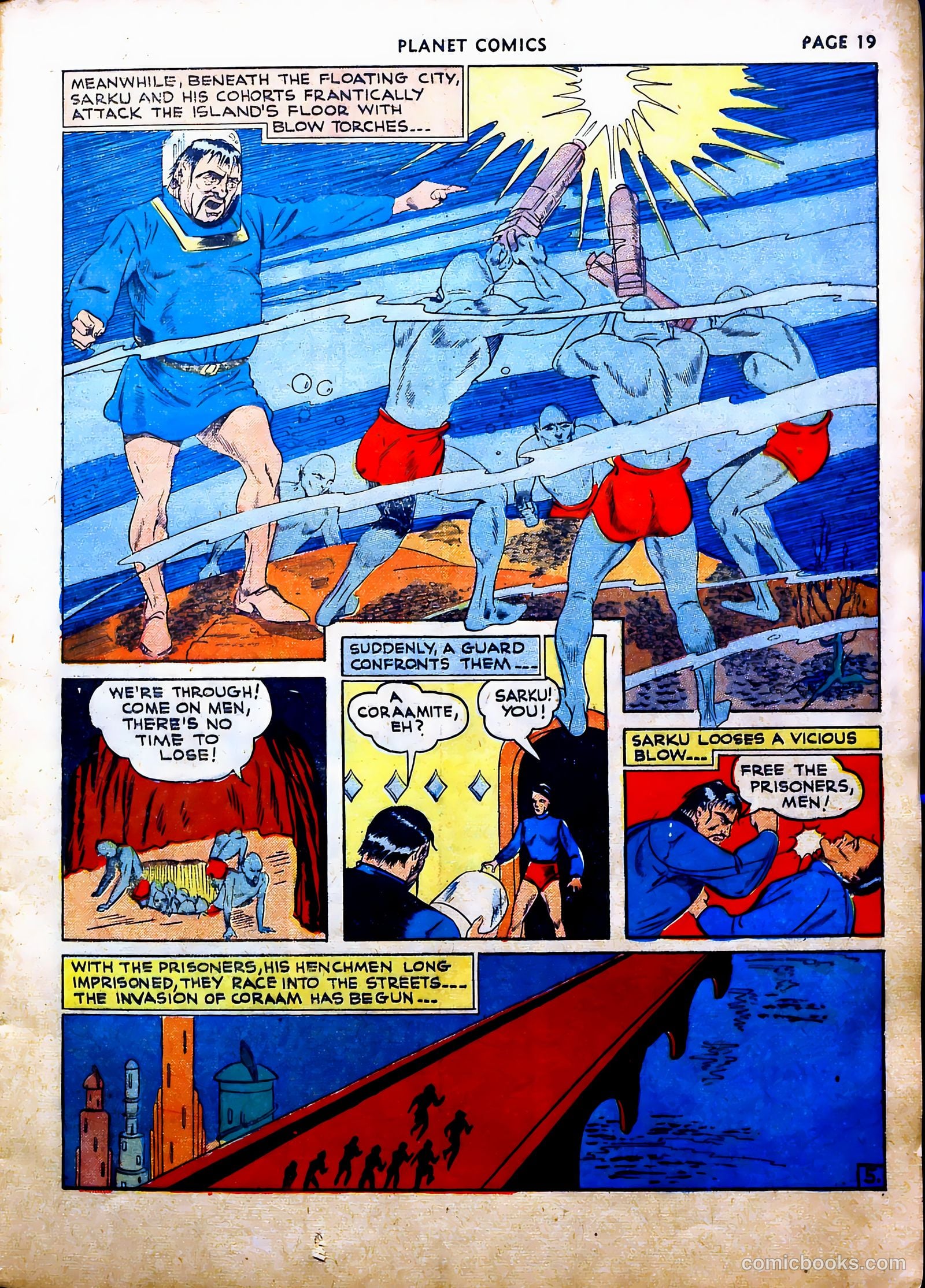 Planet Comics #16 (1942, Fiction House) — page 23 of 70