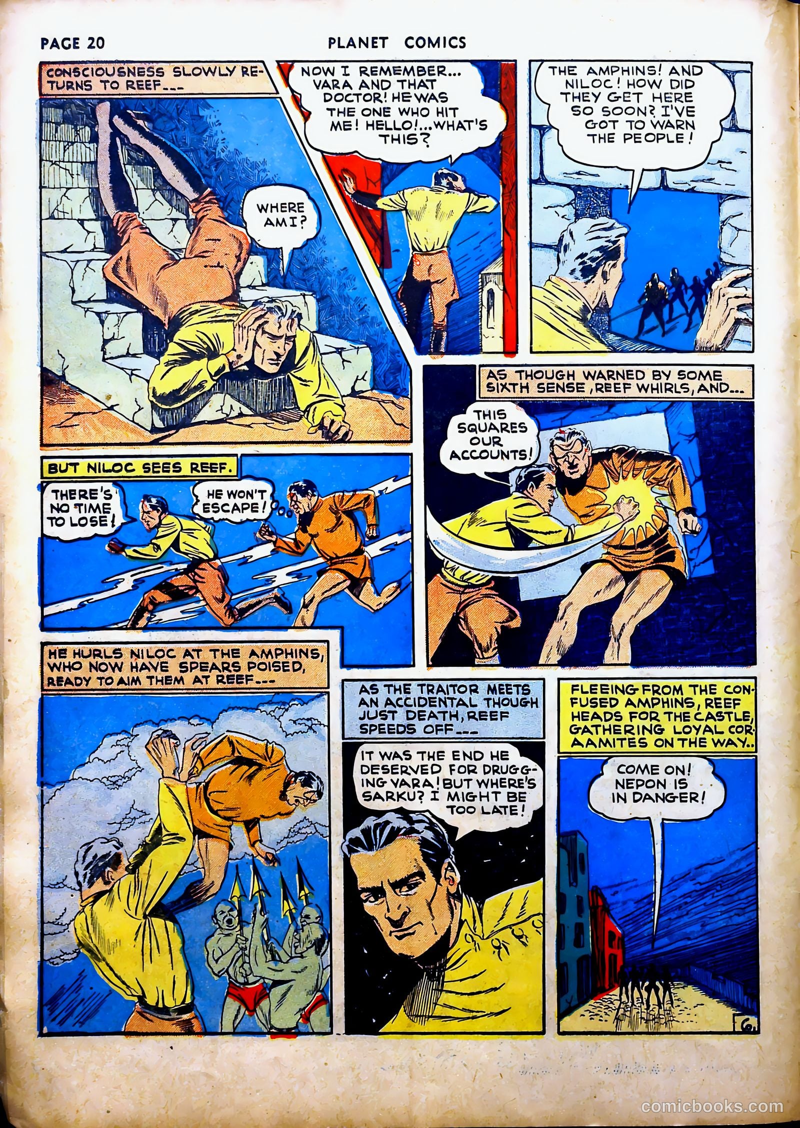 Planet Comics #16 (1942, Fiction House) — page 24 of 70