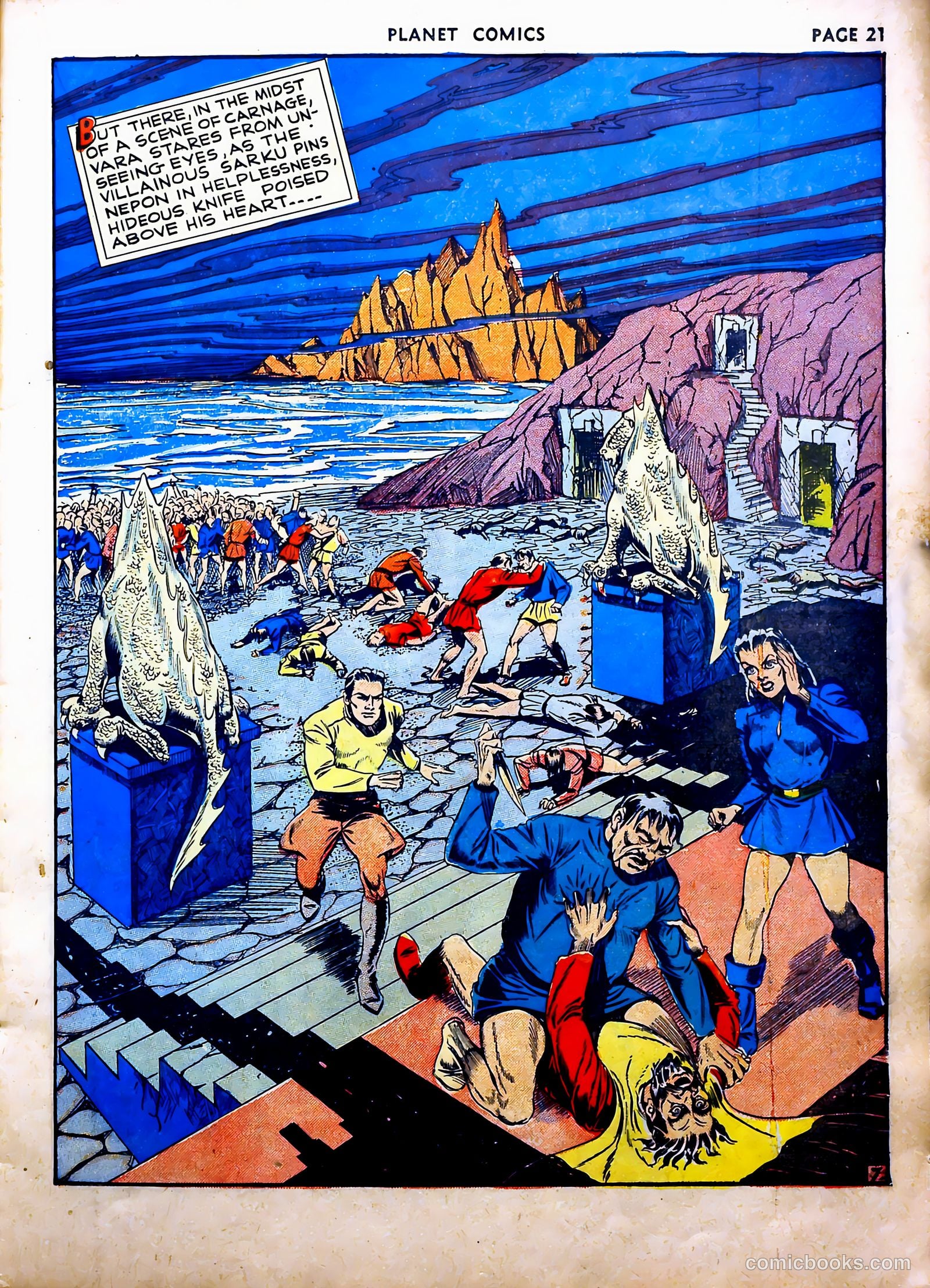 Planet Comics #16 (1942, Fiction House) — page 25 of 70