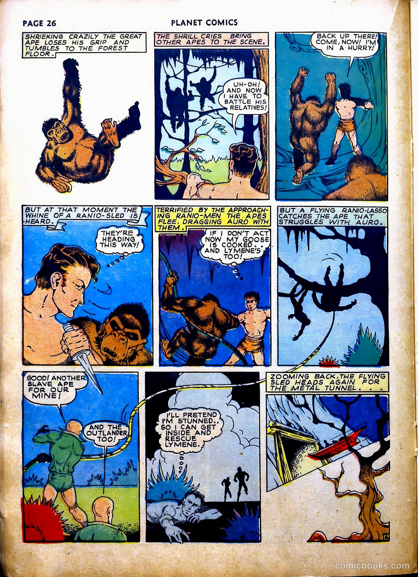 Planet Comics #16 (1942, Fiction House) — page 30 of 70