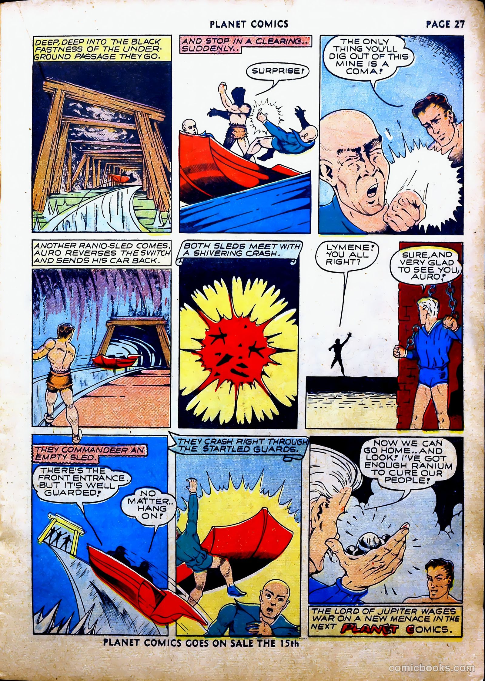 Planet Comics #16 (1942, Fiction House) — page 31 of 70