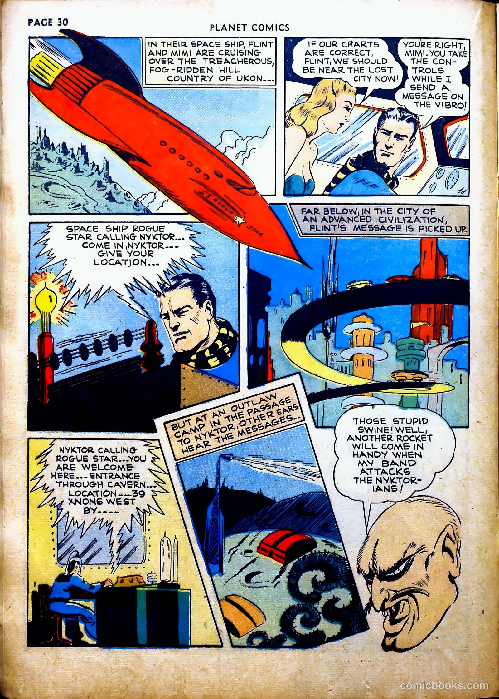 Planet Comics #16 (1942, Fiction House) — page 34 of 70