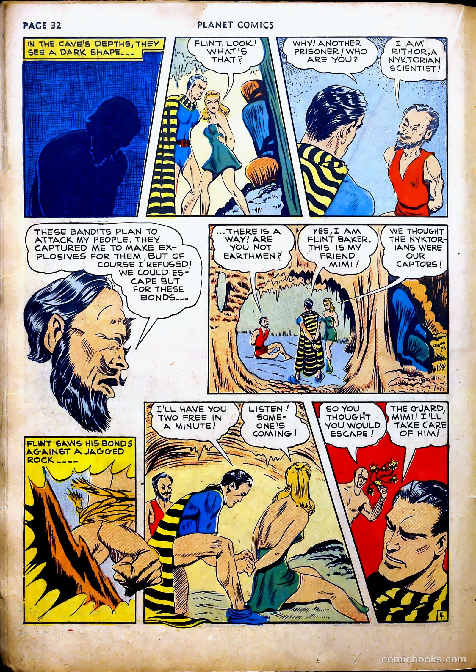 Planet Comics #16 (1942, Fiction House) — page 36 of 70