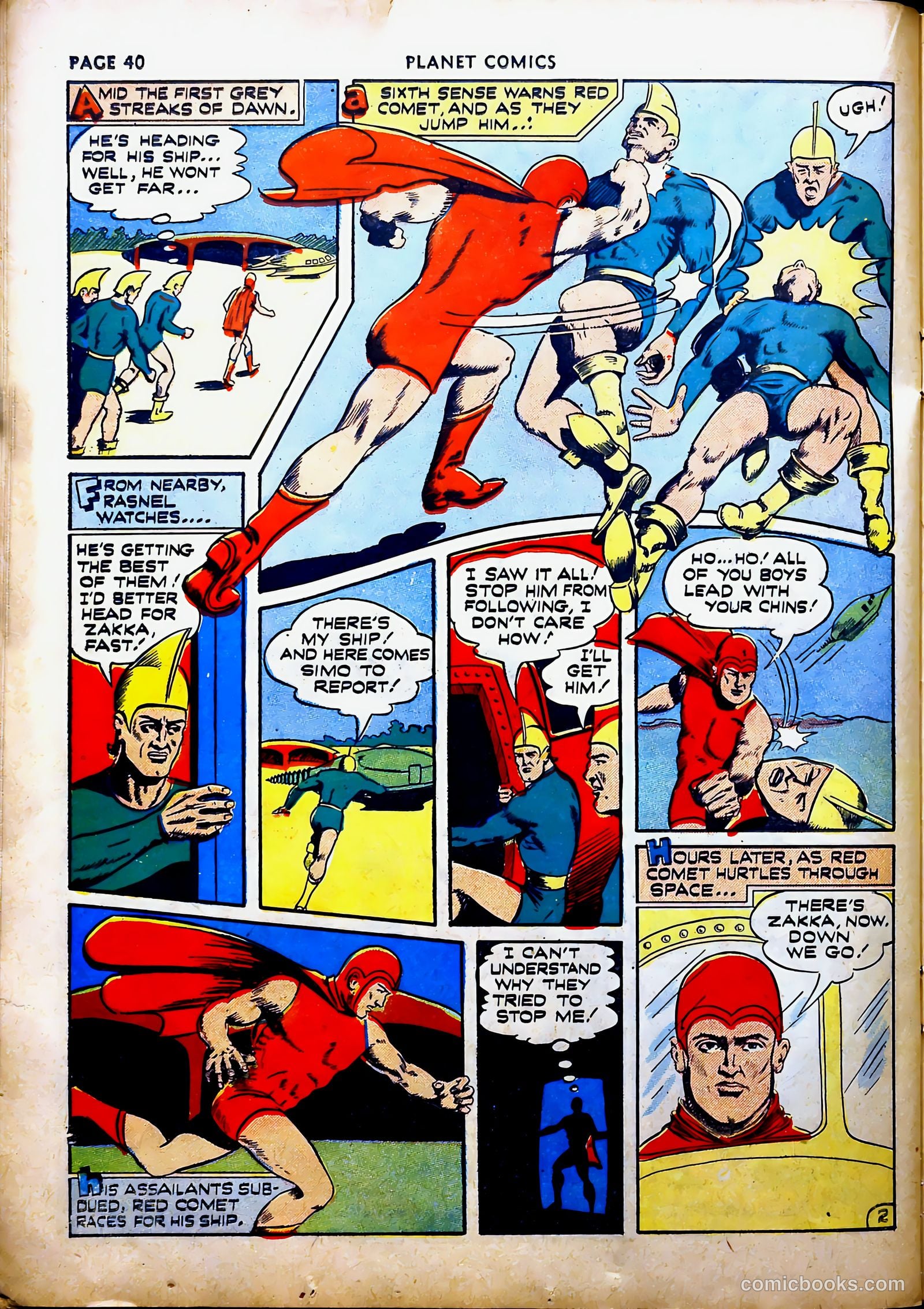 Planet Comics #16 (1942, Fiction House) — page 44 of 70