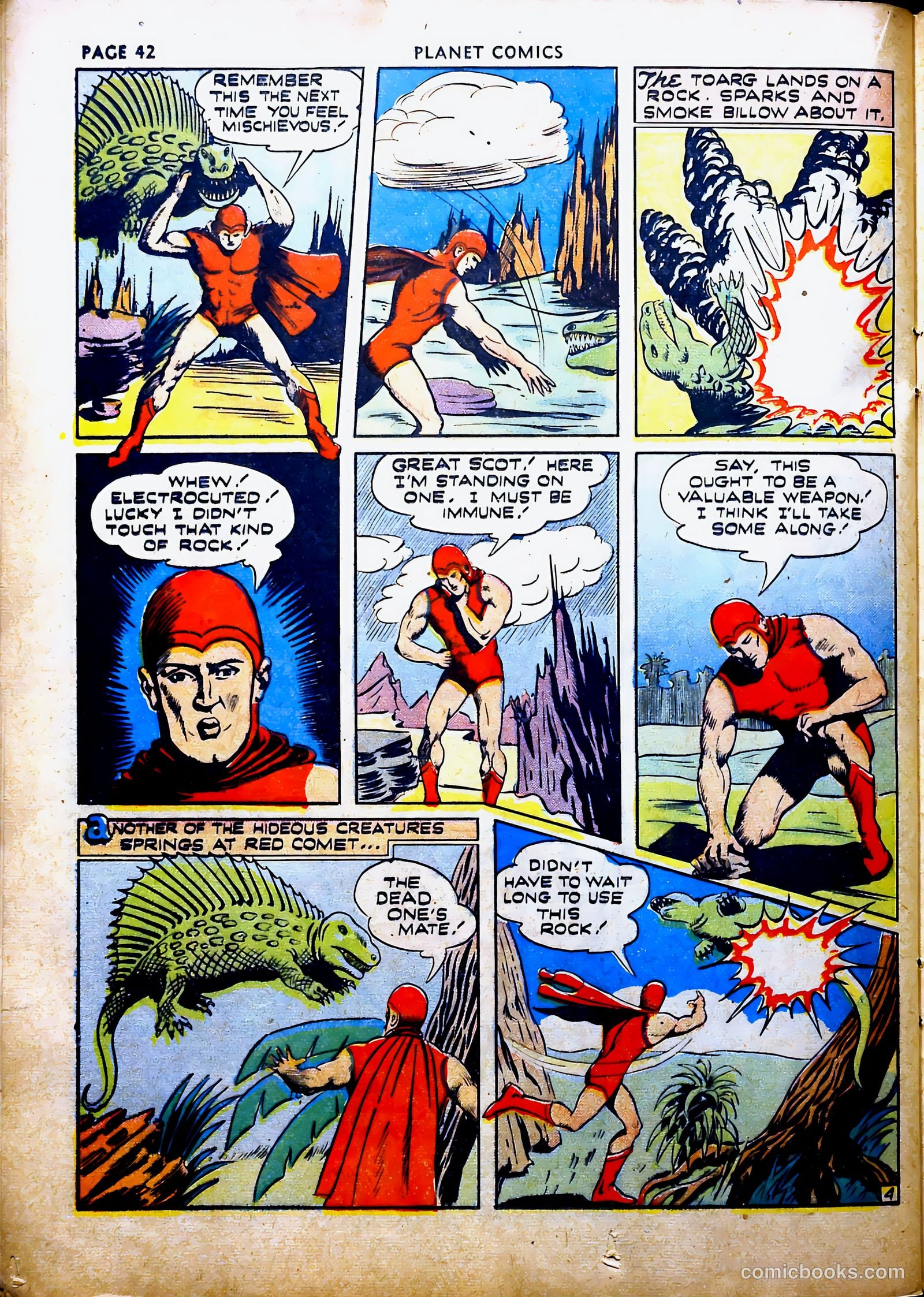Planet Comics #16 (1942, Fiction House) — page 46 of 70