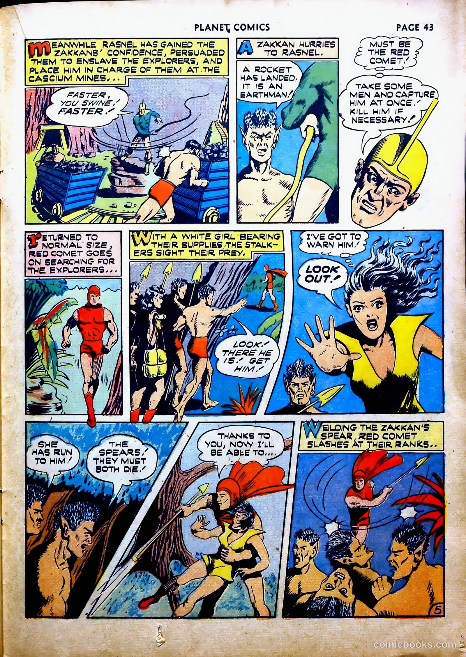 Planet Comics #16 (1942, Fiction House) — page 47 of 70