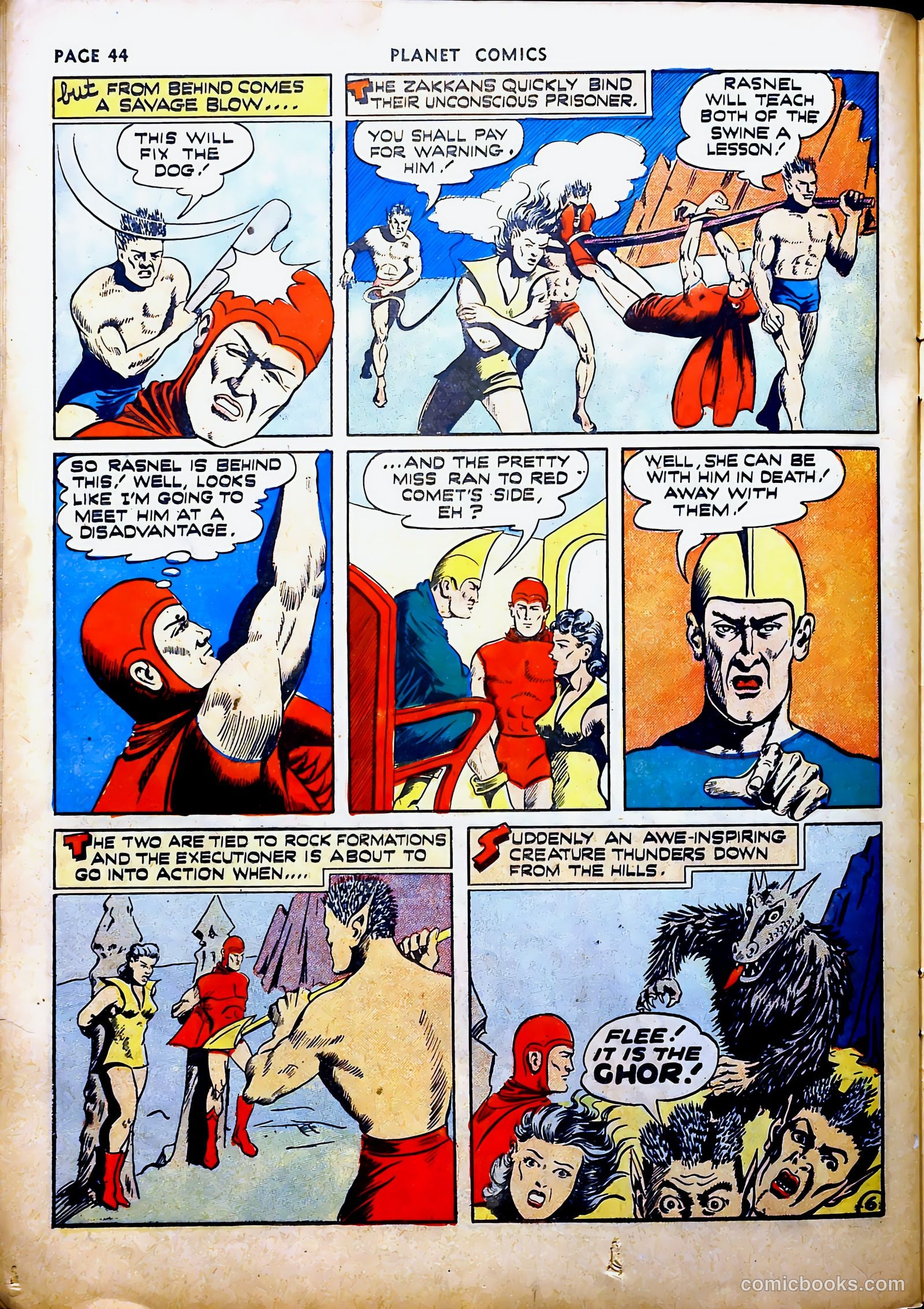 Planet Comics #16 (1942, Fiction House) — page 48 of 70