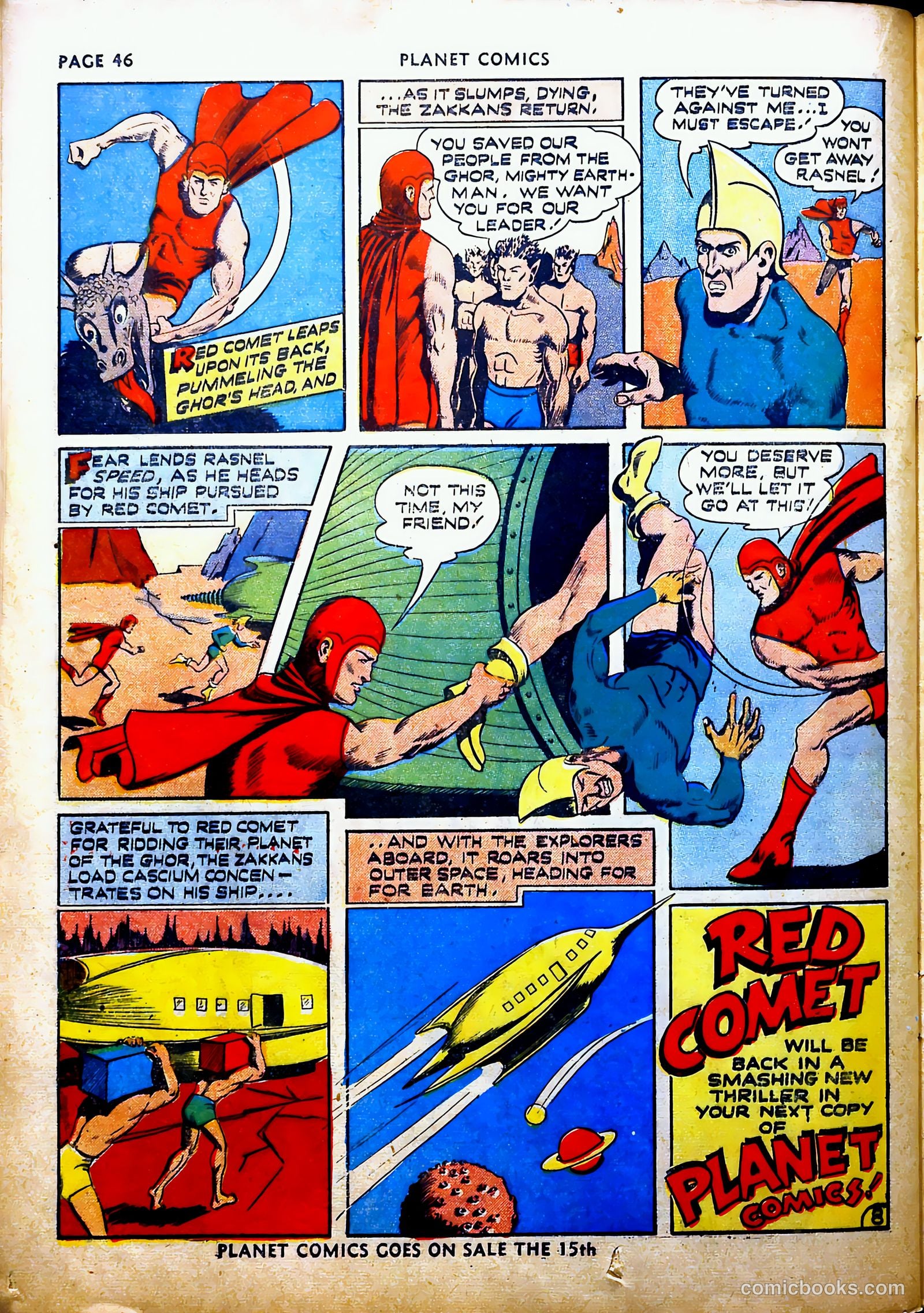 Planet Comics #16 (1942, Fiction House) — page 50 of 70