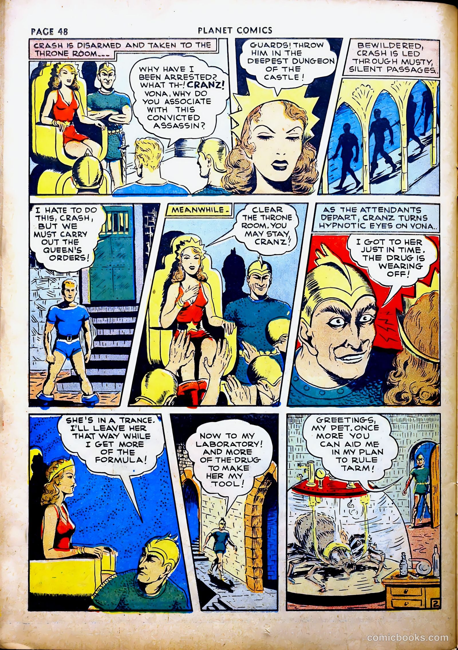 Planet Comics #16 (1942, Fiction House) — page 52 of 70