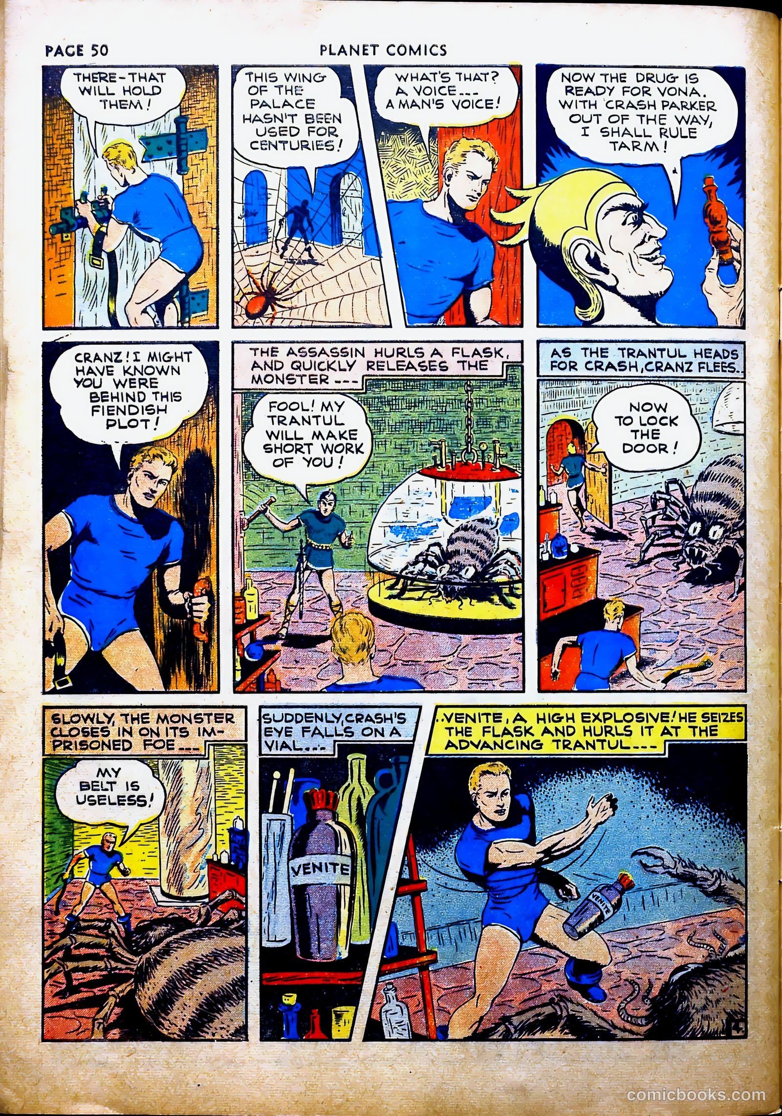 Planet Comics #16 (1942, Fiction House) — page 54 of 70