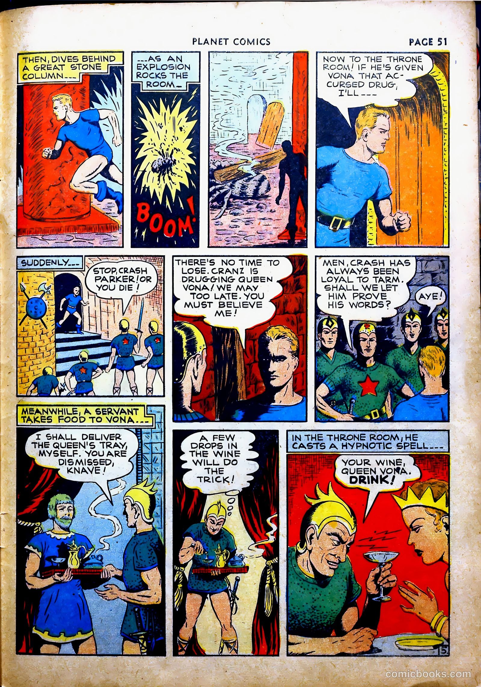 Planet Comics #16 (1942, Fiction House) — page 55 of 70