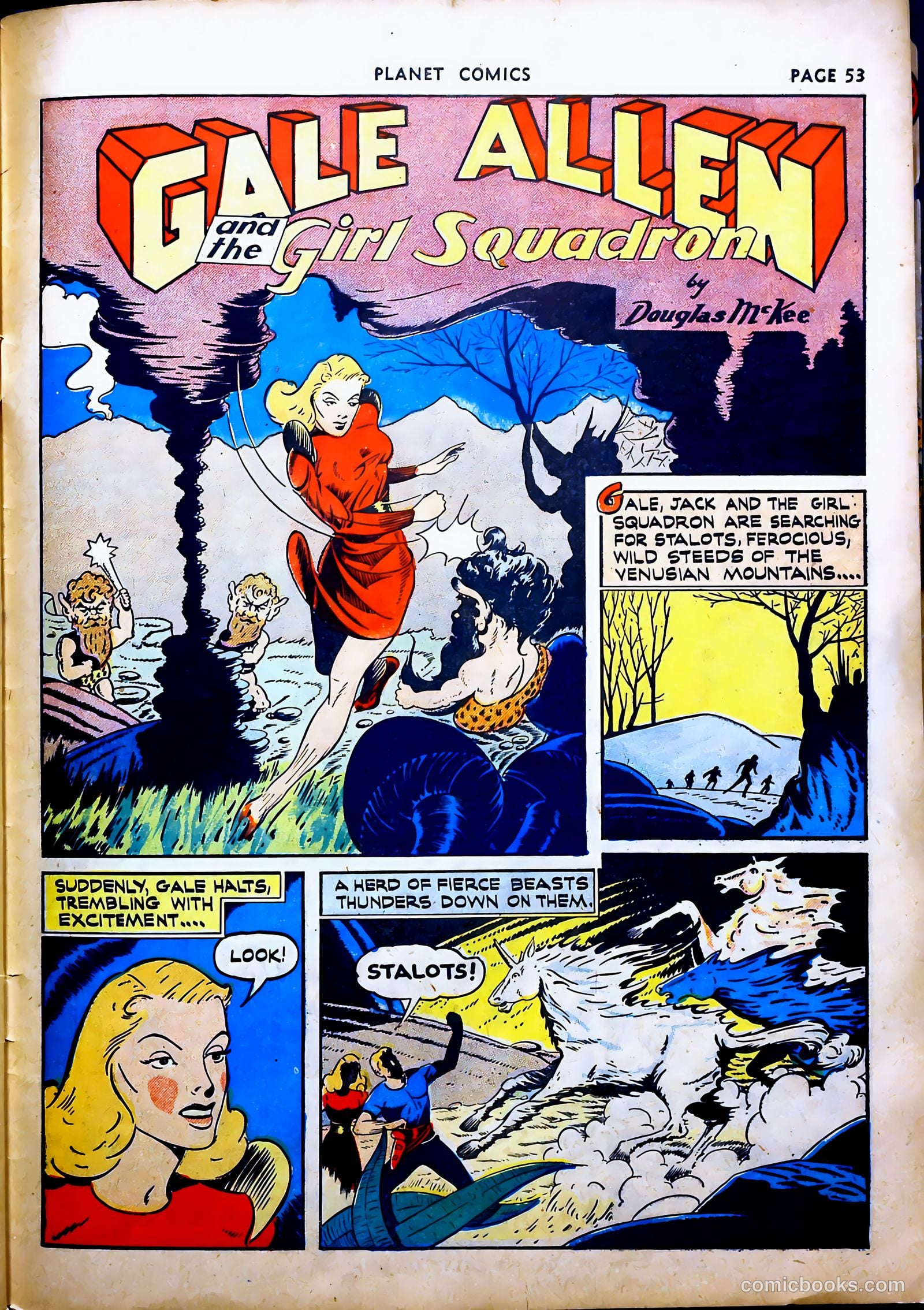 Planet Comics #16 (1942, Fiction House) — page 57 of 70