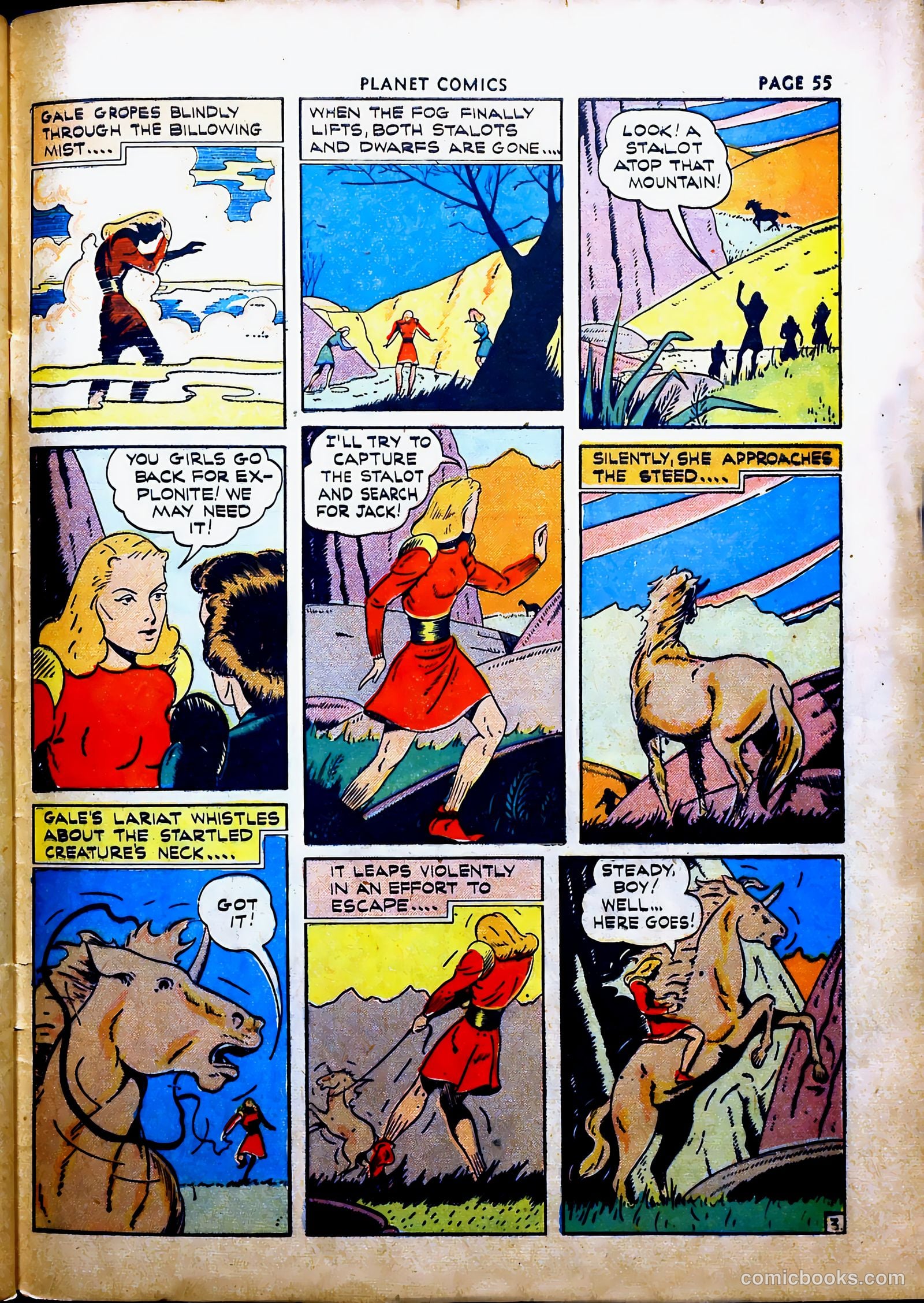 Planet Comics #16 (1942, Fiction House) — page 59 of 70