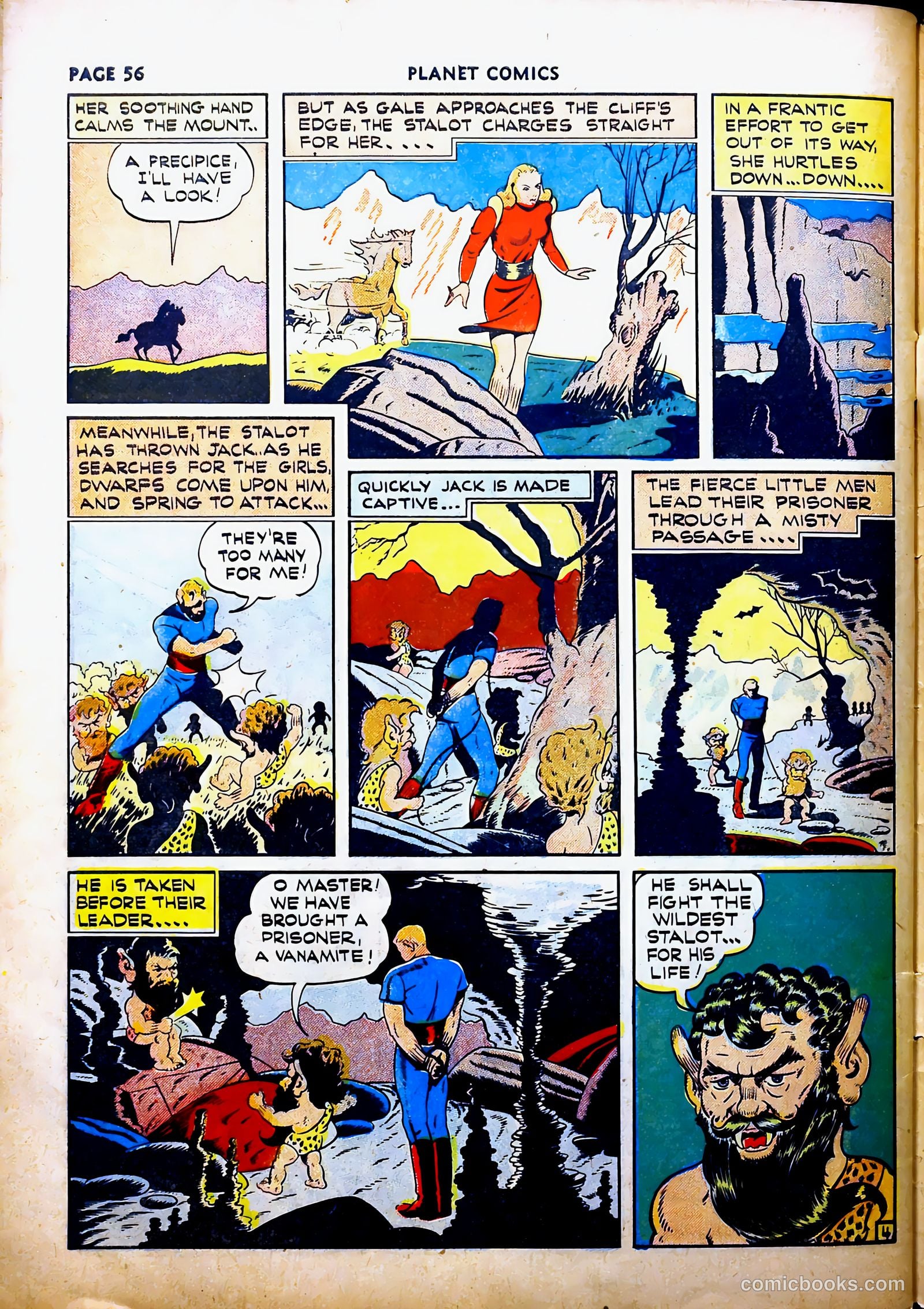 Planet Comics #16 (1942, Fiction House) — page 60 of 70
