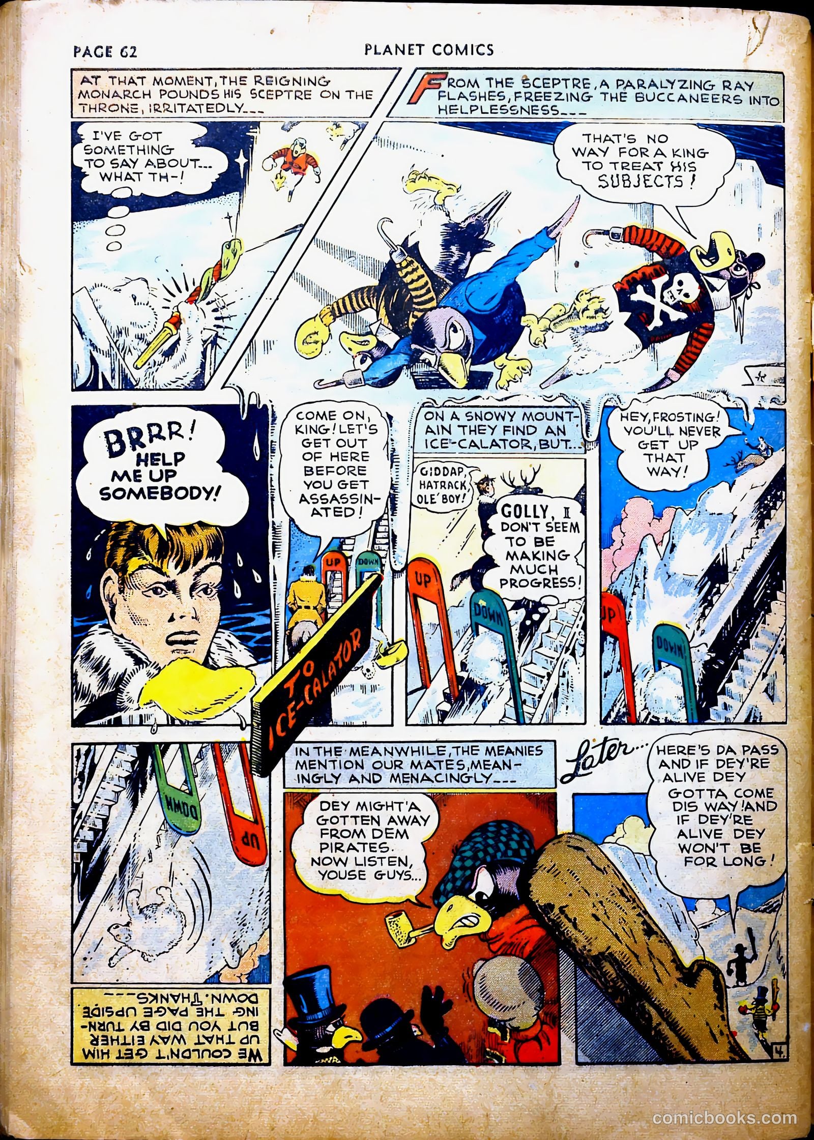 Planet Comics #16 (1942, Fiction House) — page 66 of 70