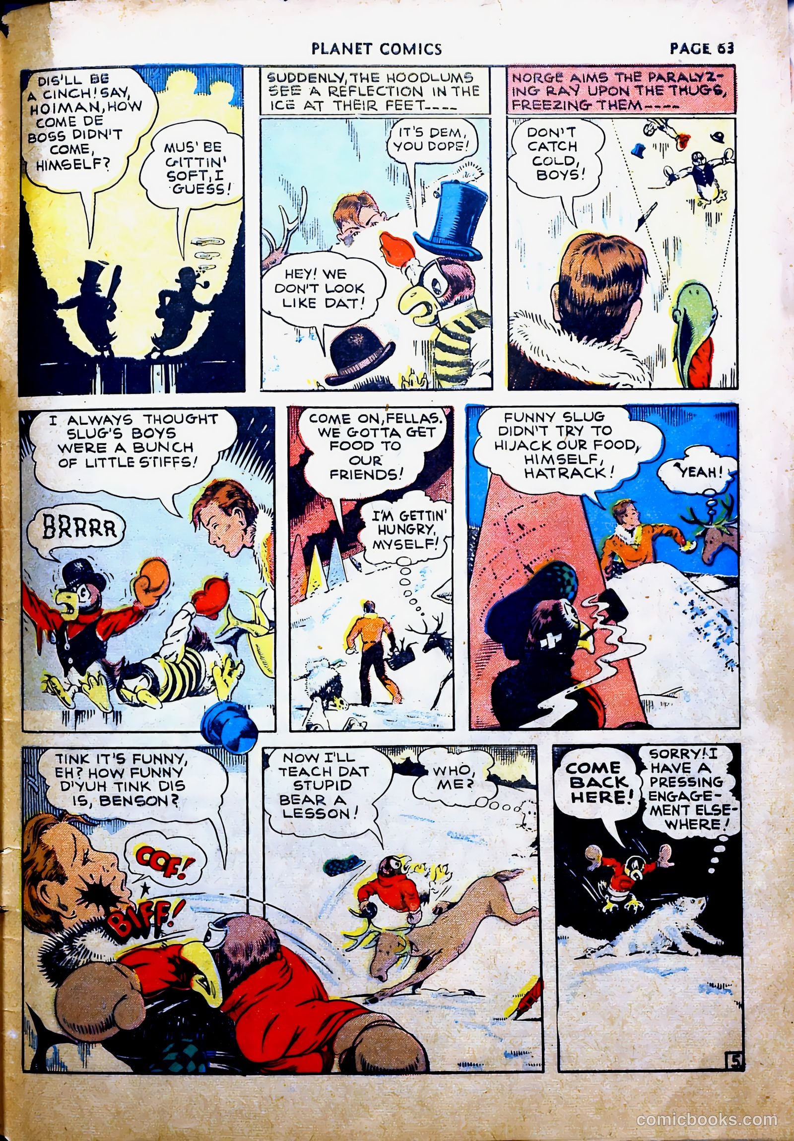 Planet Comics #16 (1942, Fiction House) — page 67 of 70