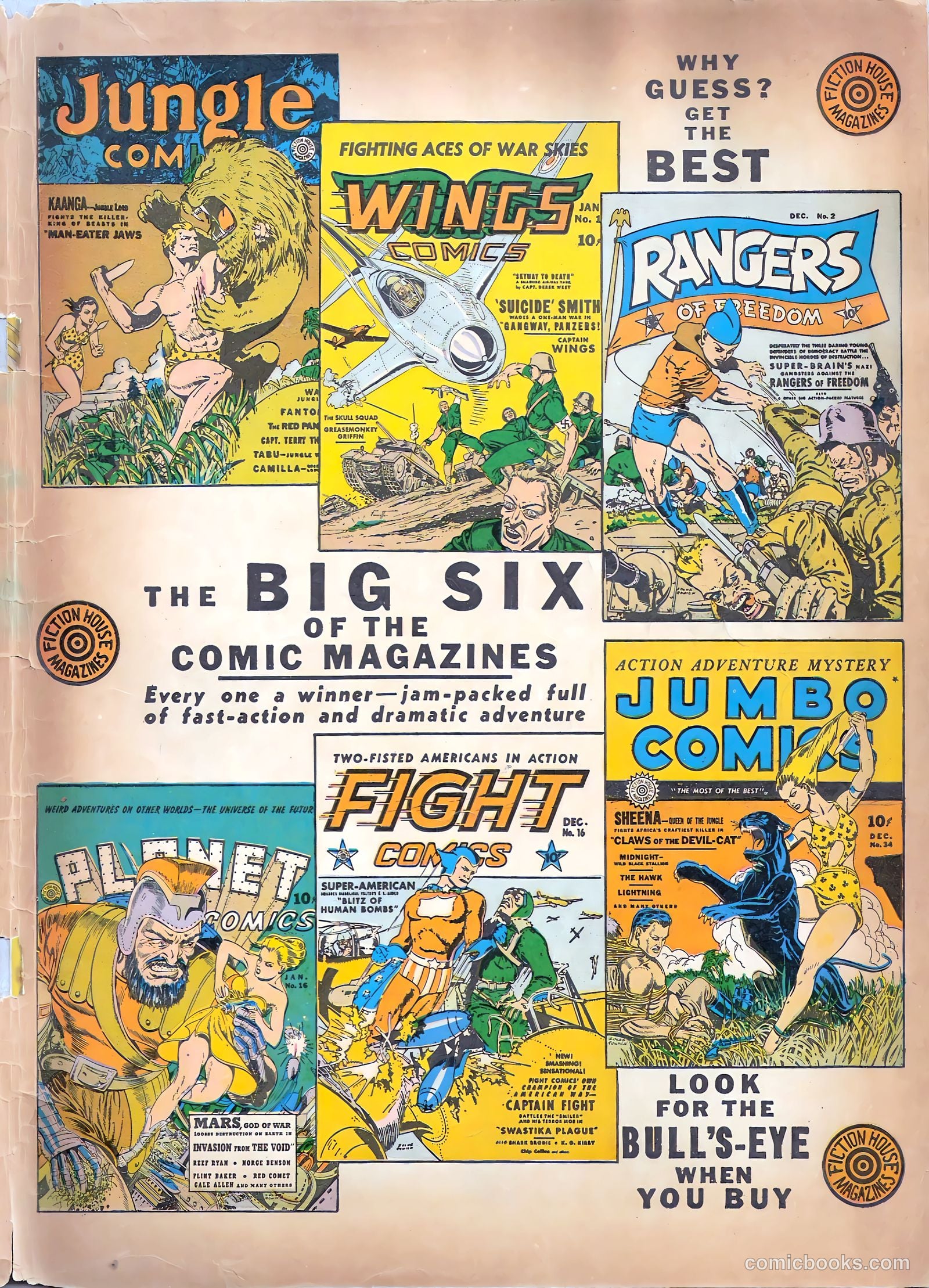 Planet Comics #16 (1942, Fiction House) — page 69 of 70
