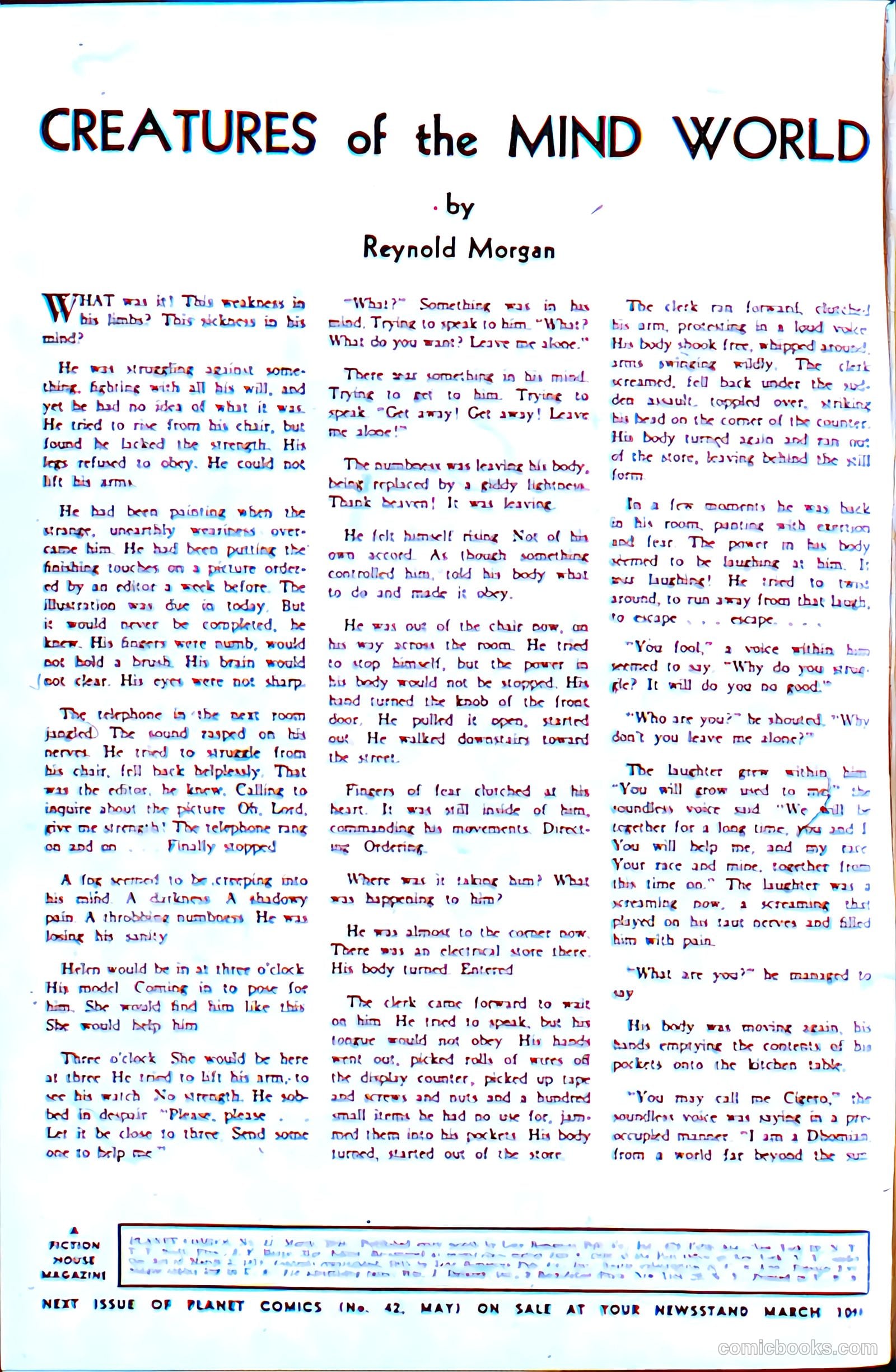 Planet Comics #41 (1946, Fiction House) — page 2 of 52