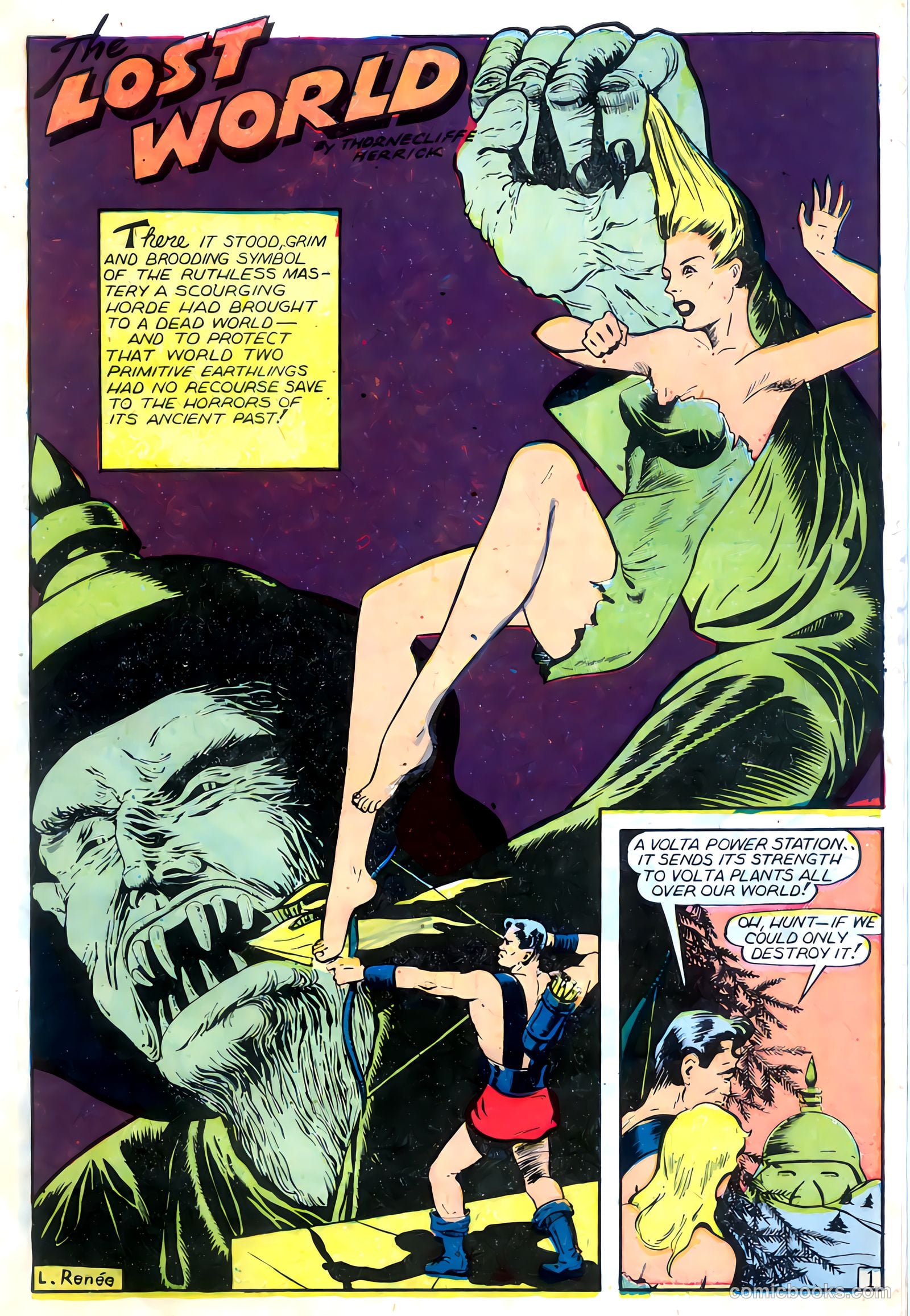 Planet Comics #41 (1946, Fiction House) — page 3 of 52