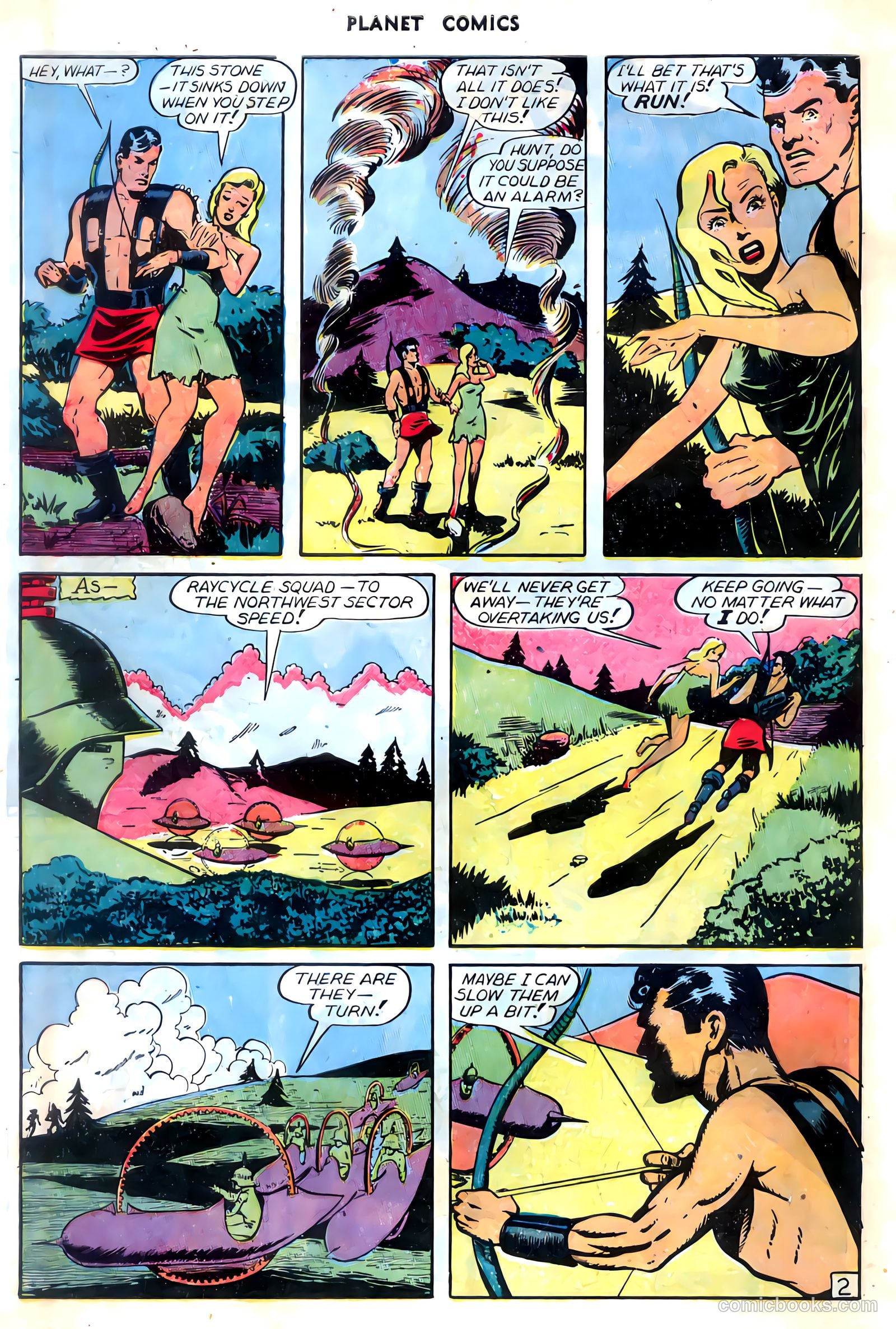 Planet Comics #41 (1946, Fiction House) — page 4 of 52