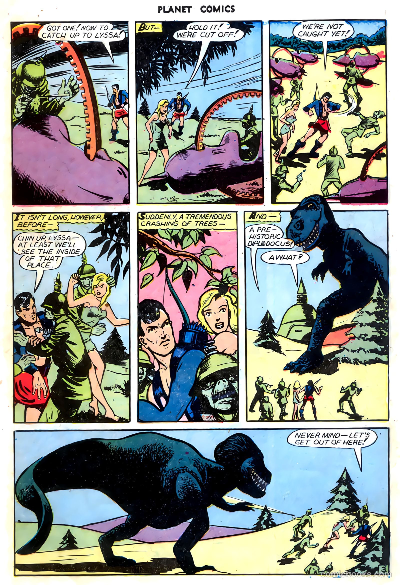 Planet Comics #41 (1946, Fiction House) — page 5 of 52