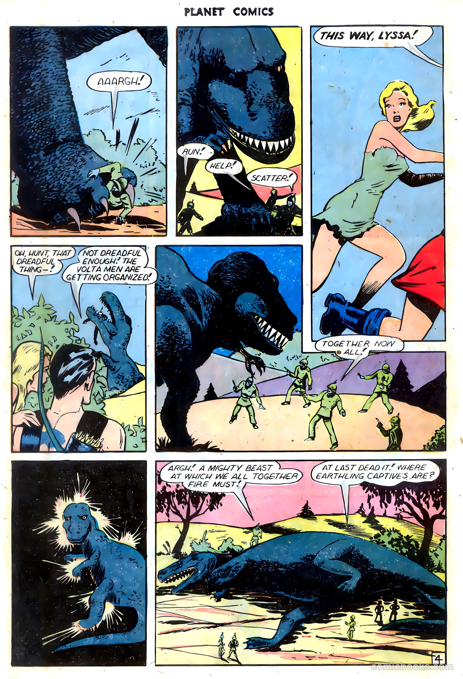 Planet Comics #41 (1946, Fiction House) — page 6 of 52