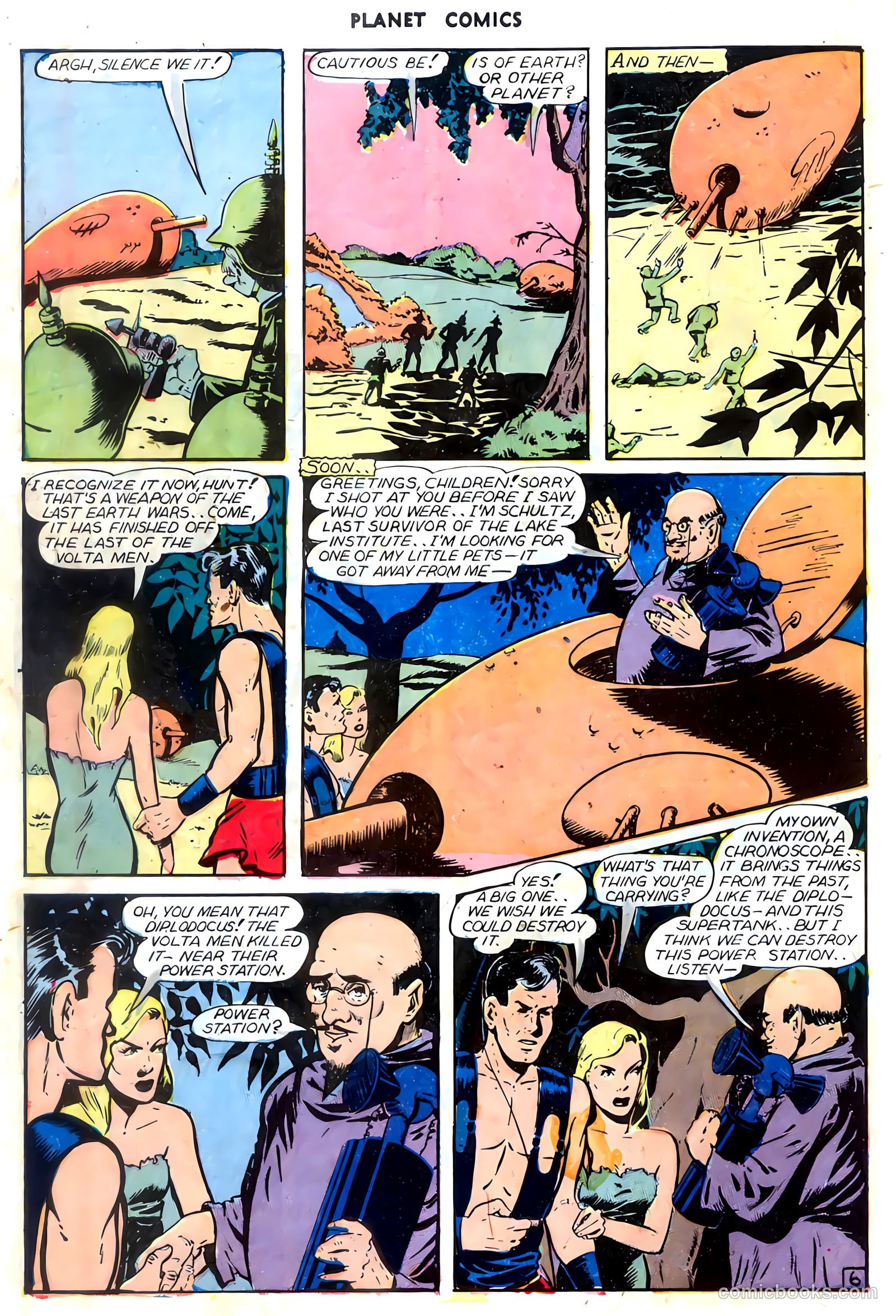 Planet Comics #41 (1946, Fiction House) — page 8 of 52