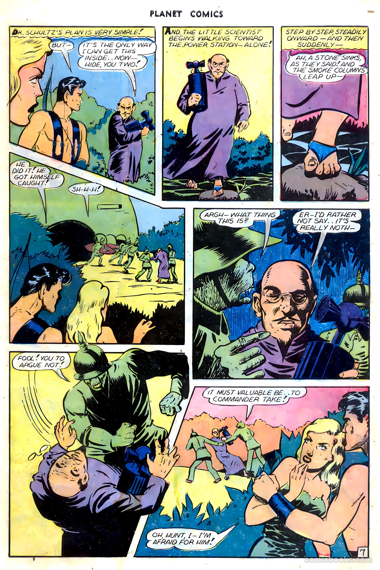 Planet Comics #41 (1946, Fiction House) — page 9 of 52