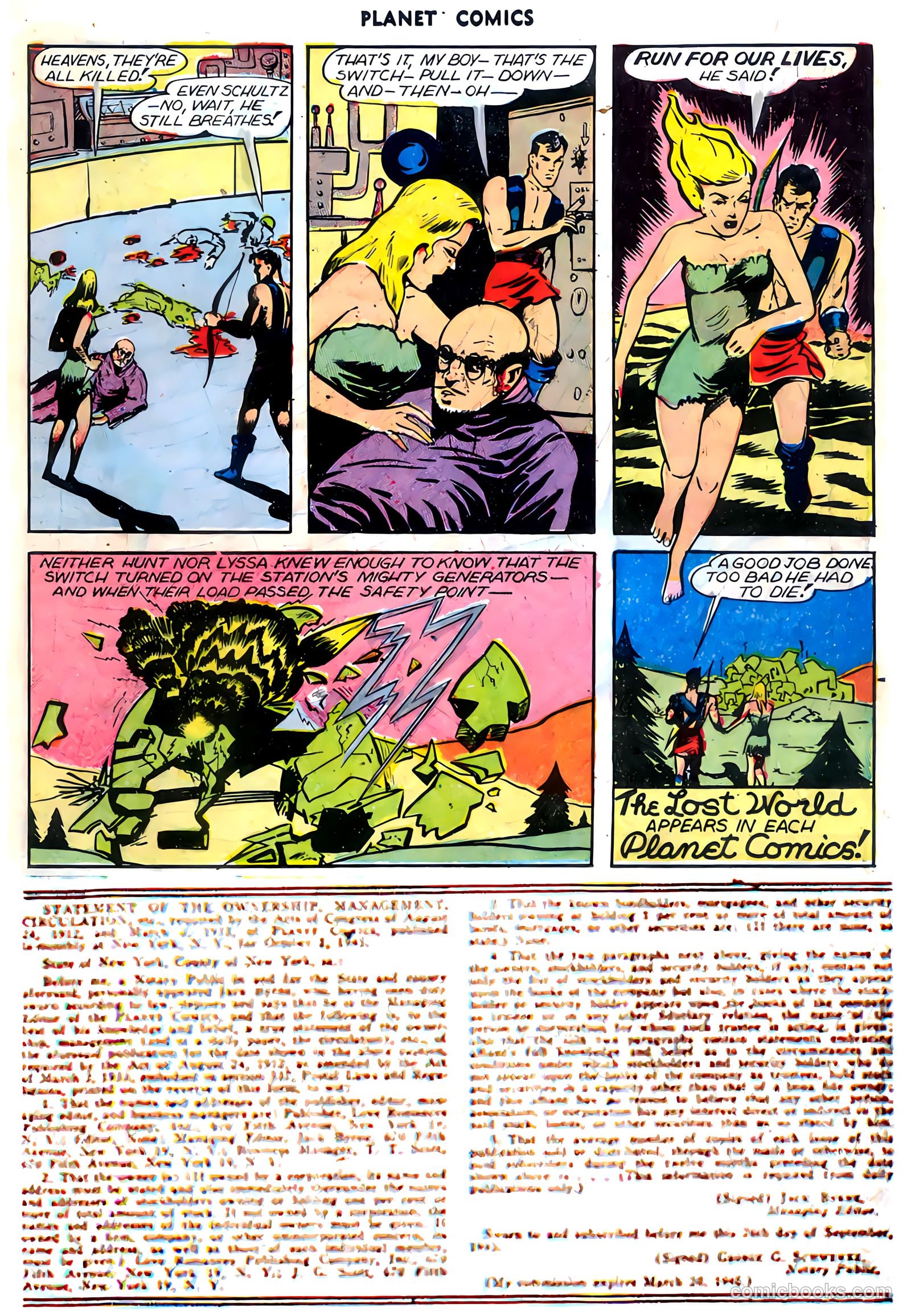 Planet Comics #41 (1946, Fiction House) — page 11 of 52