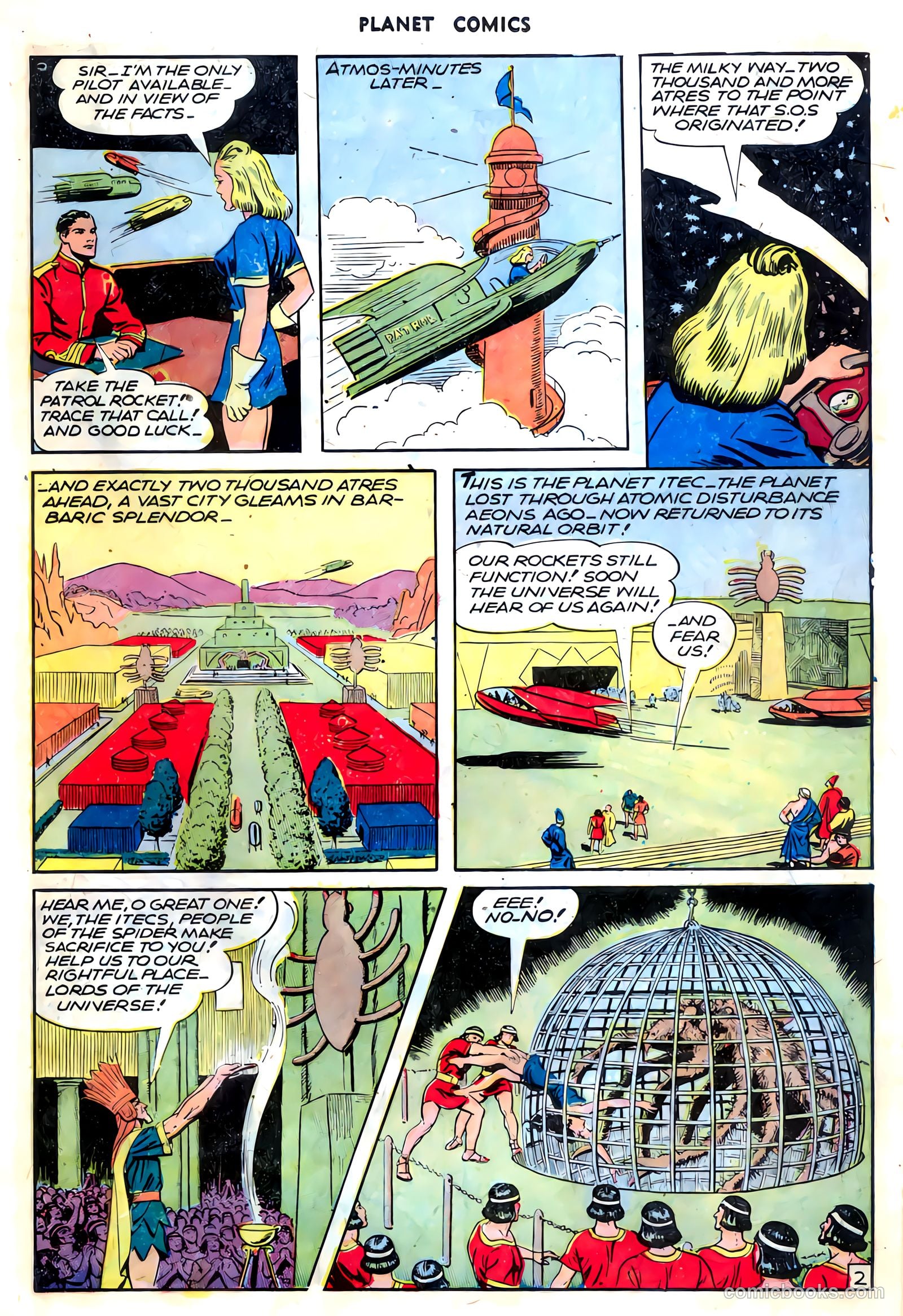 Planet Comics #41 (1946, Fiction House) — page 13 of 52