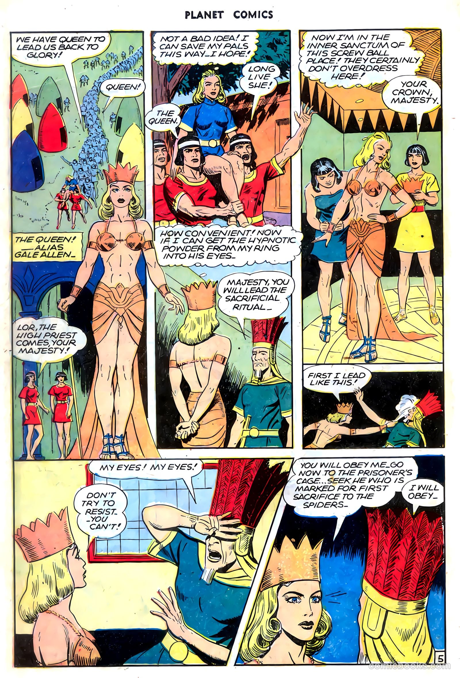 Planet Comics #41 (1946, Fiction House) — page 16 of 52